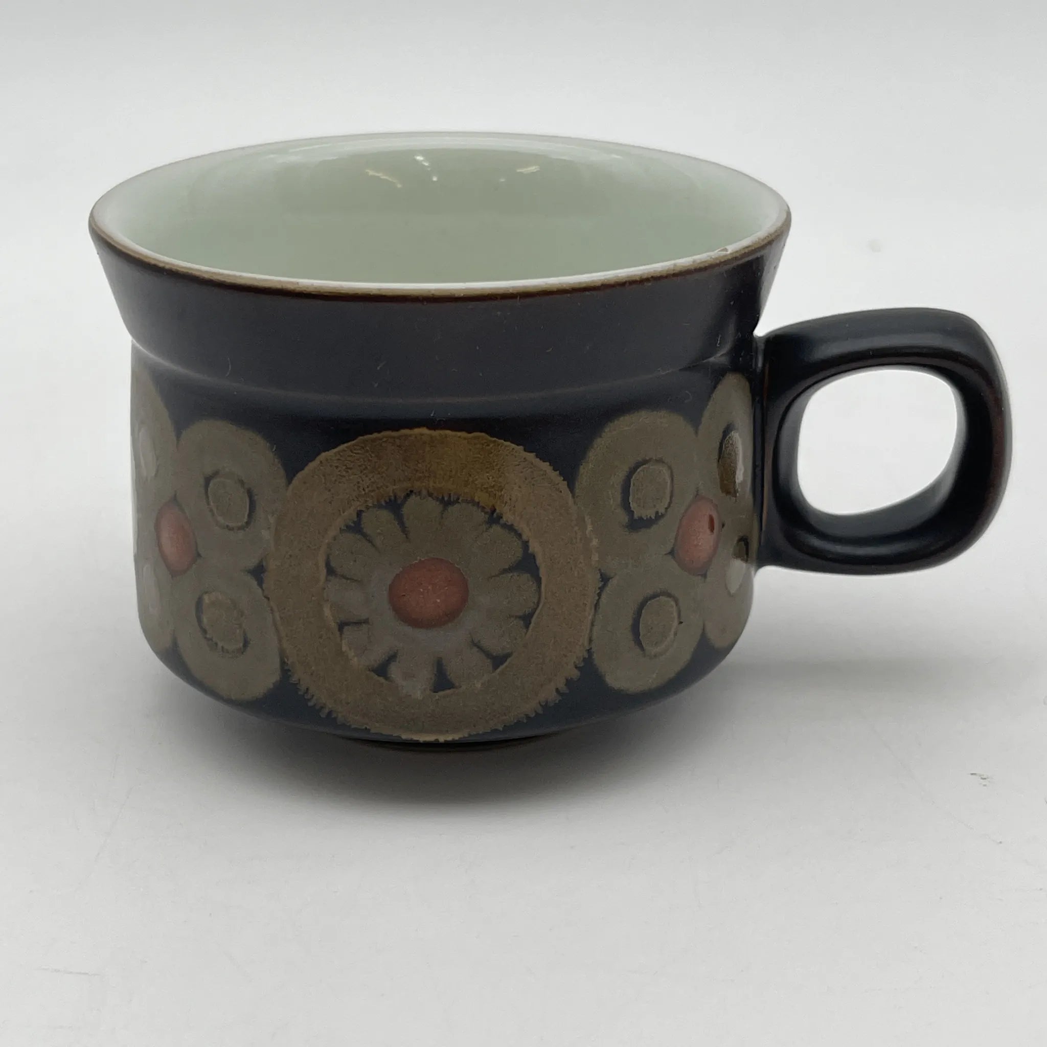 【复古】茶杯/ Denby（登比）/估计20c晚/斯通服装/英国