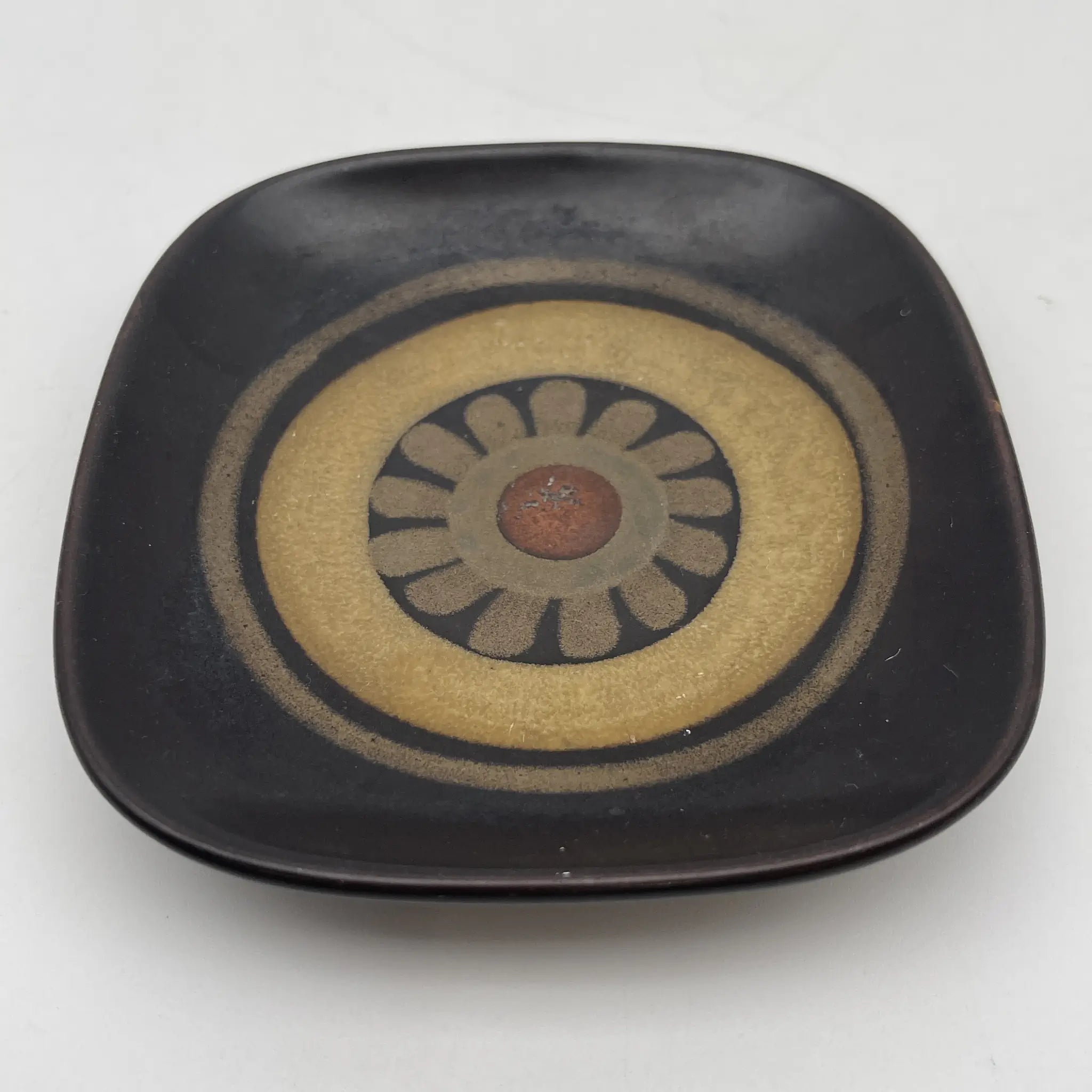 [Vintage] Butter plate (meat plate) / Denby / Estimated late 20C / Stoneware / England