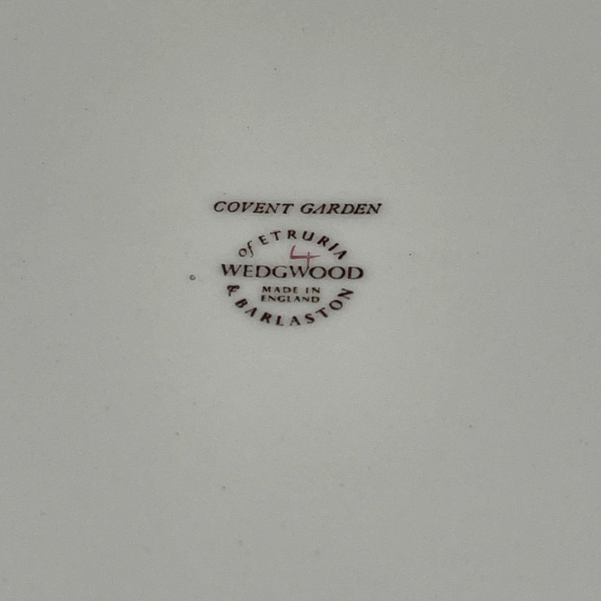[Vintage] Platter (large plate) / Wedgewood / Covent Garden / Estimated mid-20C / Pottery / England / Botanical art