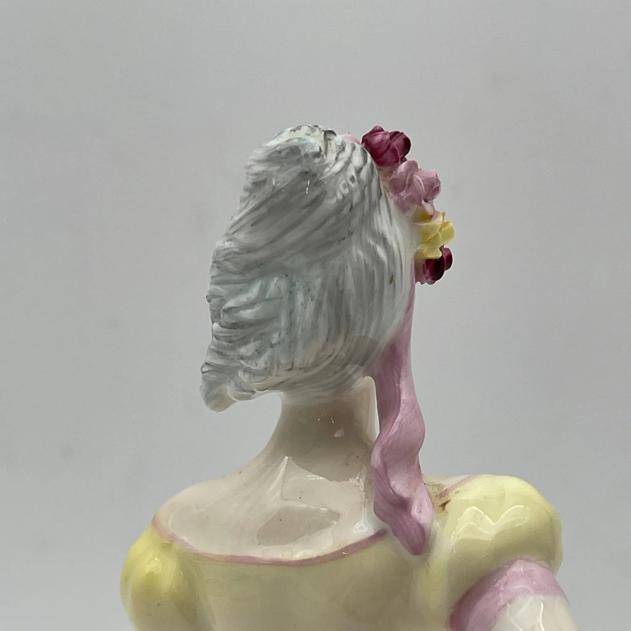 【复古】陶俑/ Royal Doulton / Ninette / 20c后期/ Bone China /英国/ Peggy Davies，手绘