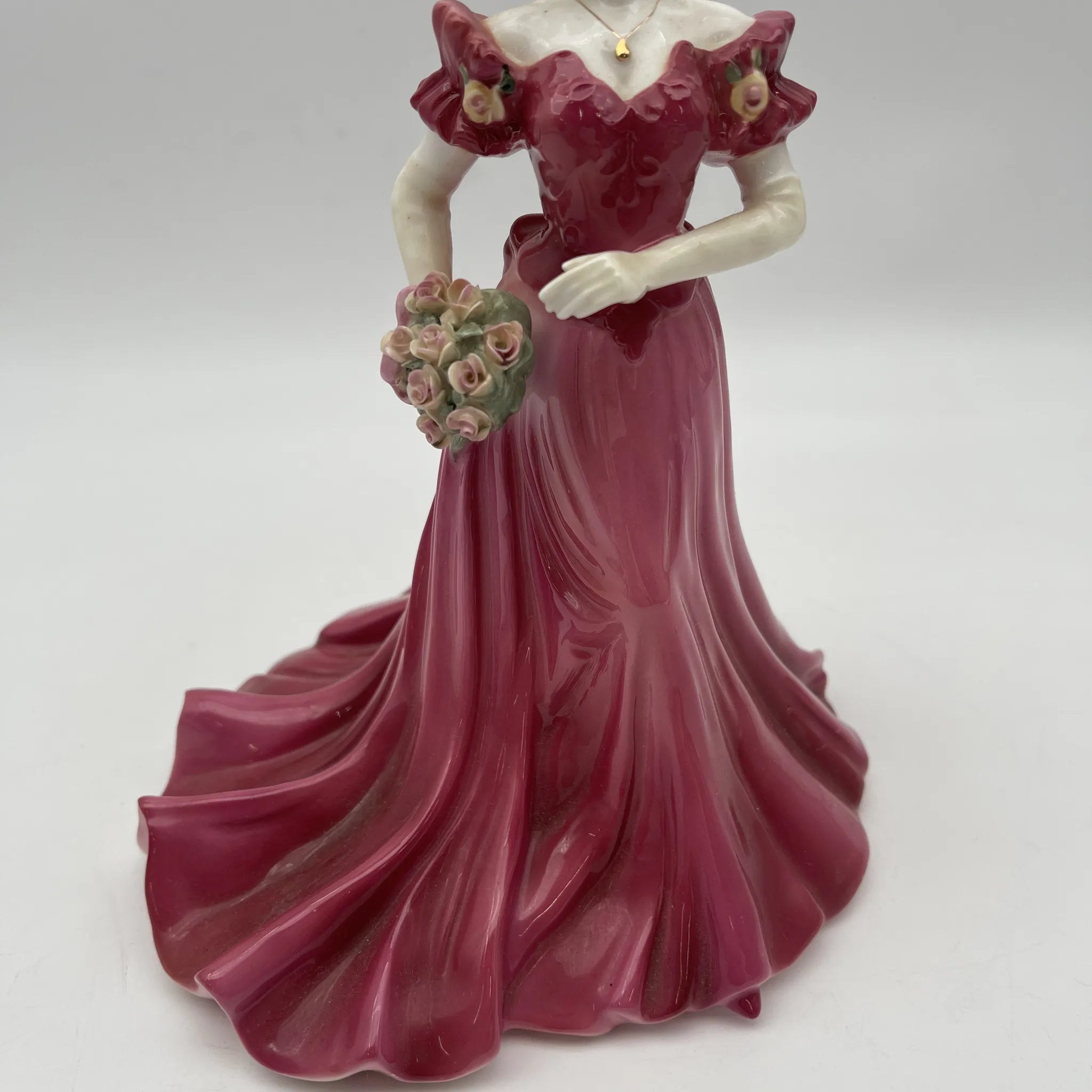 Coalport / フィギュリン (陶磁器人形) / Ladies of Fashion / Jenny / 推定2000前後 / Bone China / イギリス / Jack Glynn, ハンドペイント / [リユース]