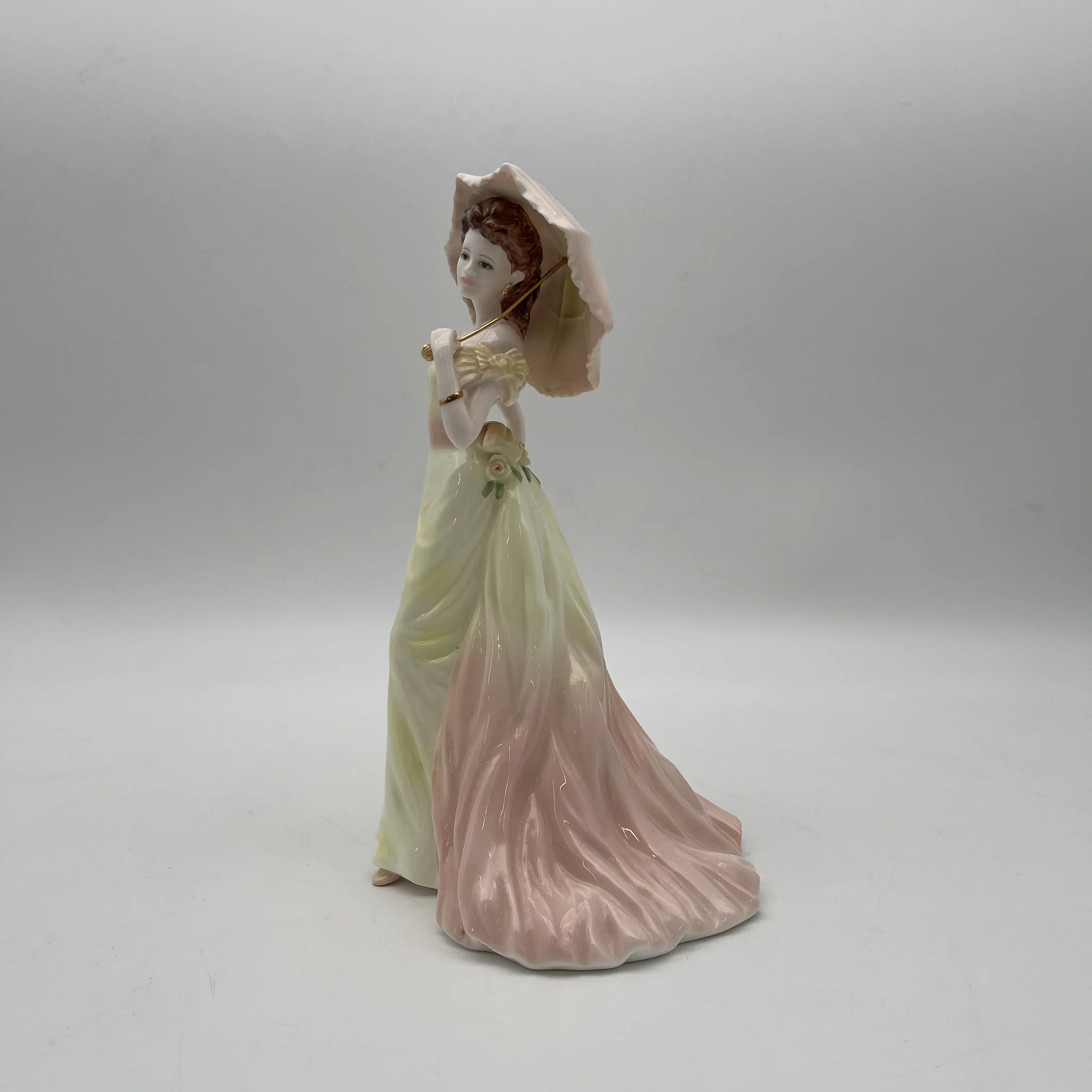 【リユース】 フィギュリン (陶磁器人形) / Coalport / Ladies of Fashion / Vicky / 推定2000前後 / Bone China / イギリス / Jack Glynn, ハンドペイント