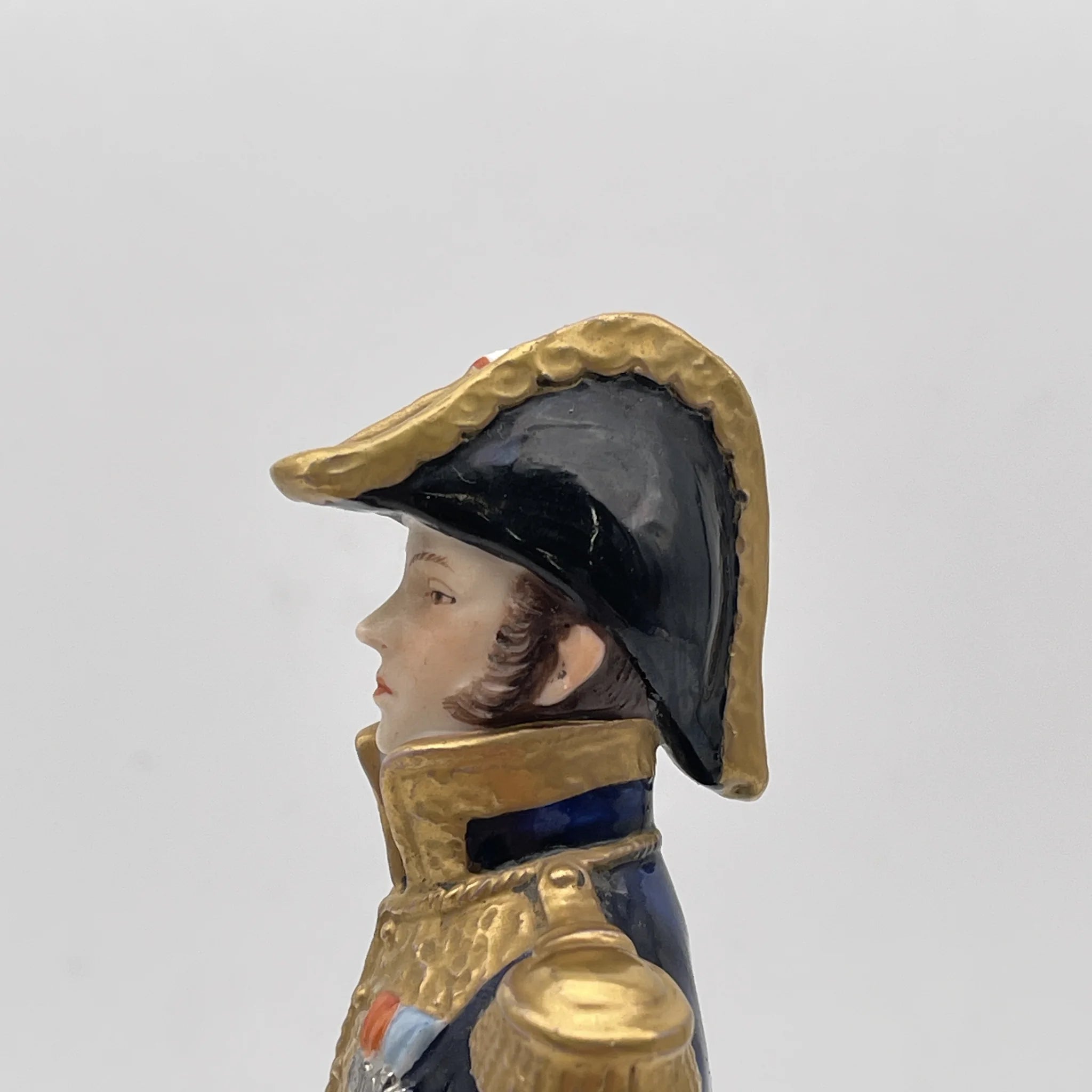 [Vintage] Figurine (ceramic doll) / Exelmans / Estimated mid-late 20C / Porcelain / France / Napoleon's army, hand painted