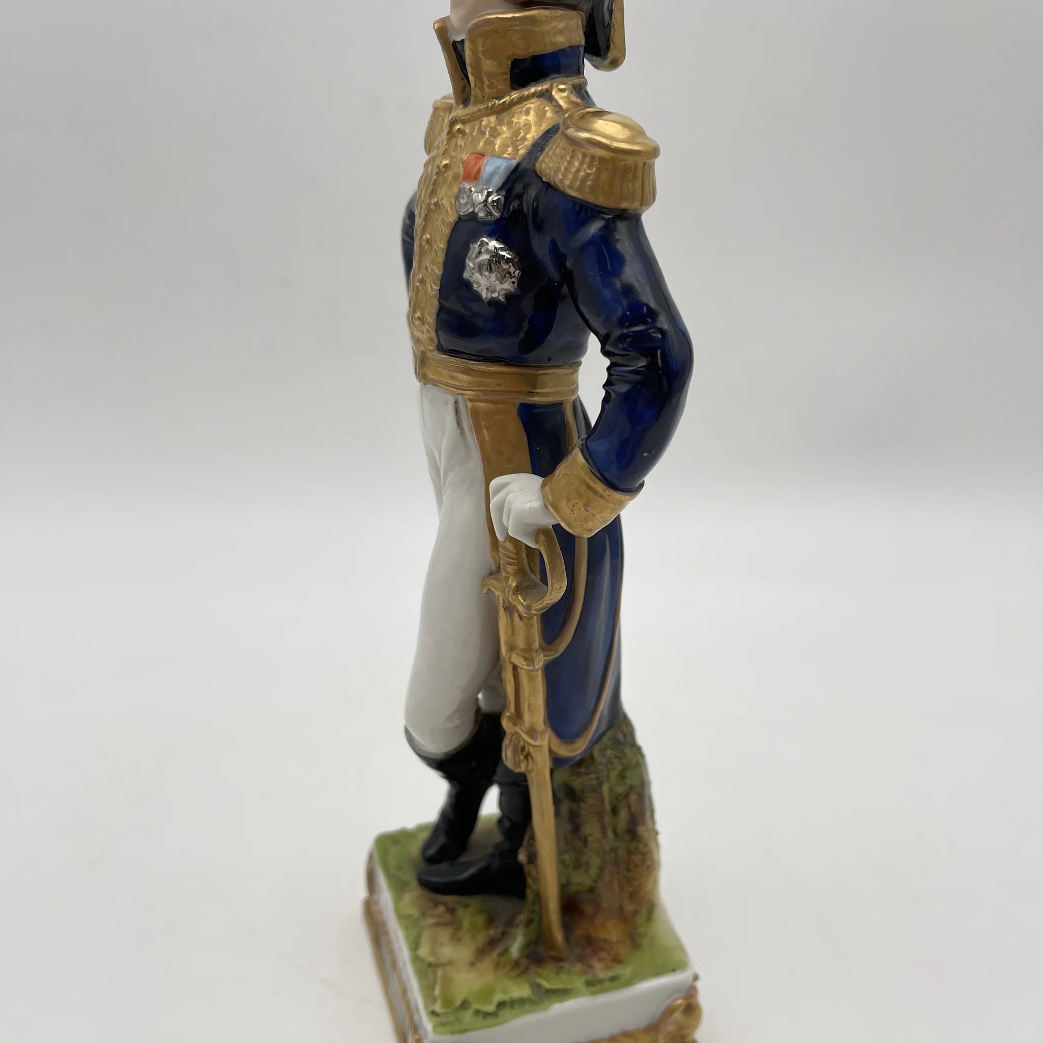 [Vintage] Figurine (ceramic doll) / Exelmans / Estimated mid-late 20C / Porcelain / France / Napoleon's army, hand painted
