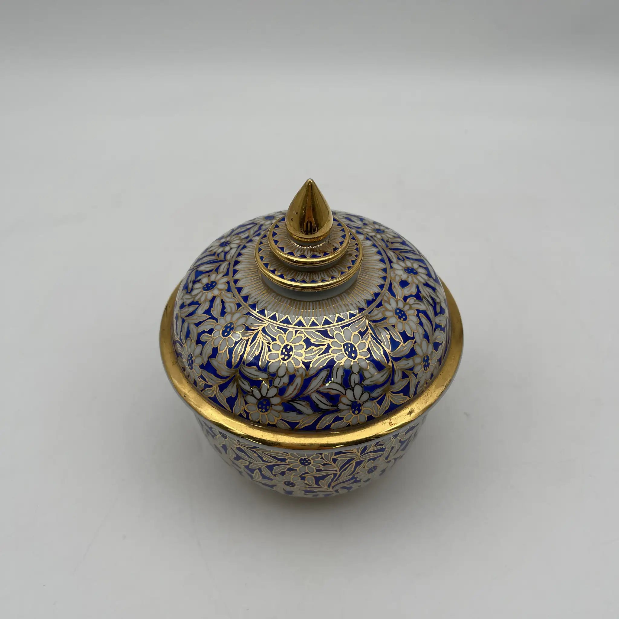 蓋付き小鉢 / ベンジャロン焼 / 推定20C後期 / 磁器 / タイ / [リユース]