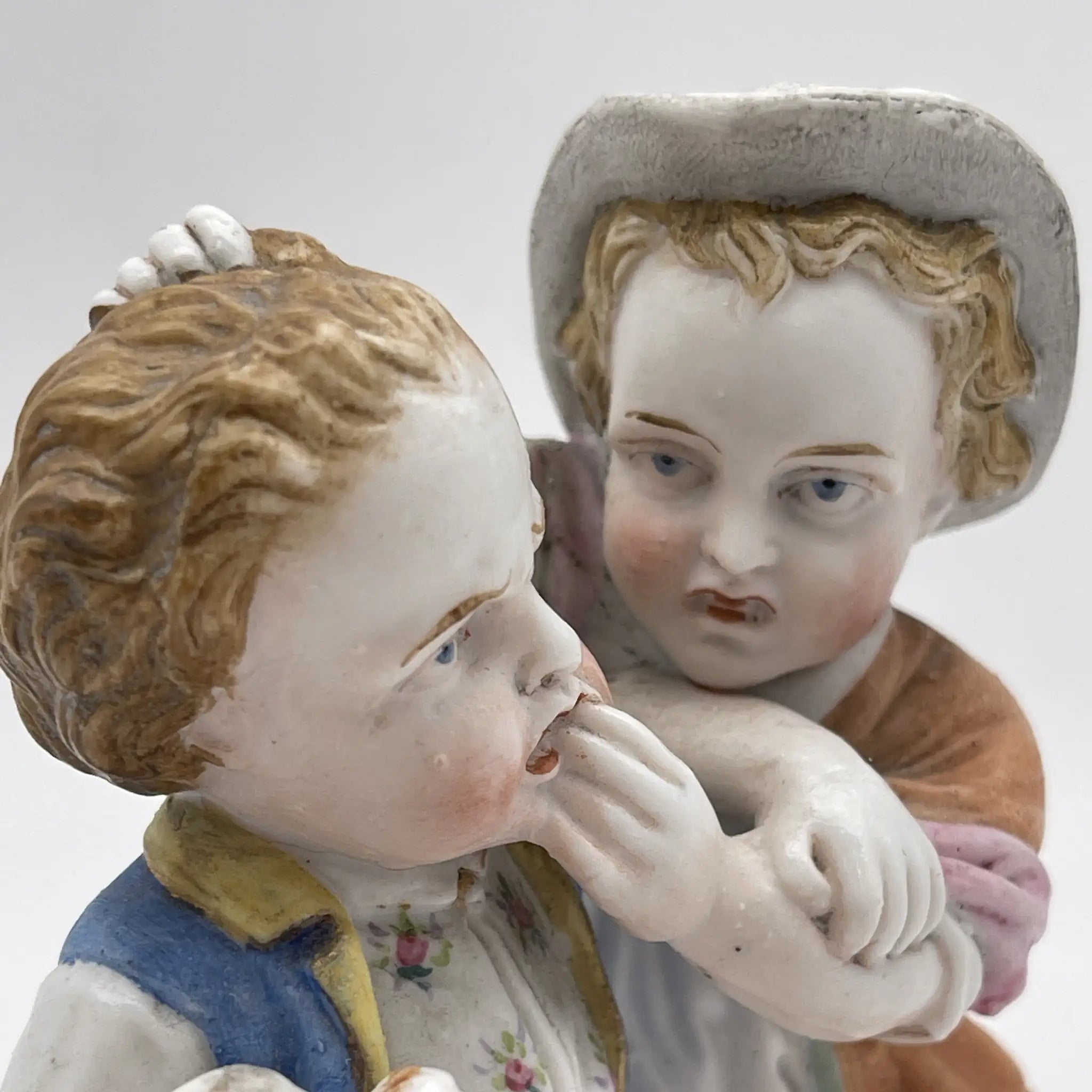 [Vintage] Figurine (ceramic doll) / Estimated early-mid 20th century / Porcelain / Europe / Hand painted