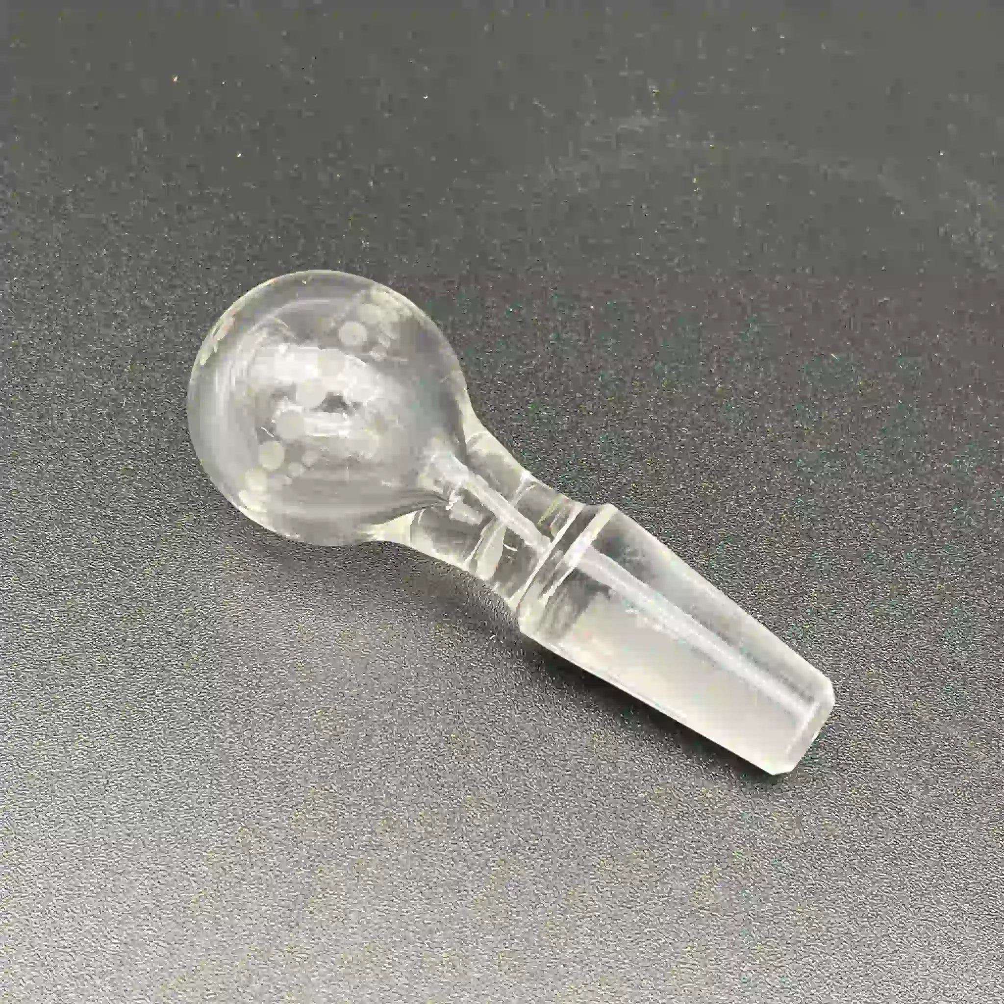 [Antique] Decanter / Estimated around 1900 / Crystal glass / Europe / Etching, twist handle