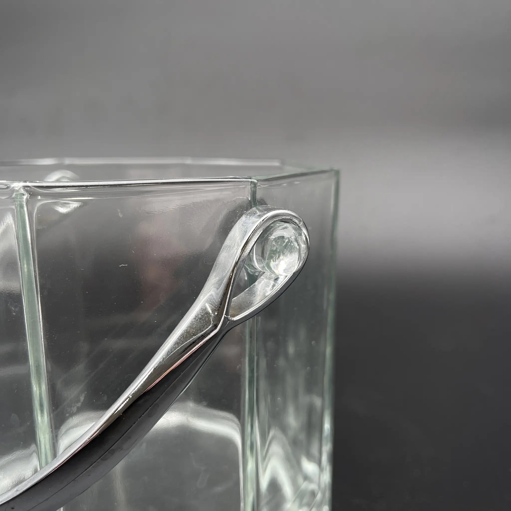 [Vintage] Ice bucket / Estimated early-mid 20C / Glass / Europe