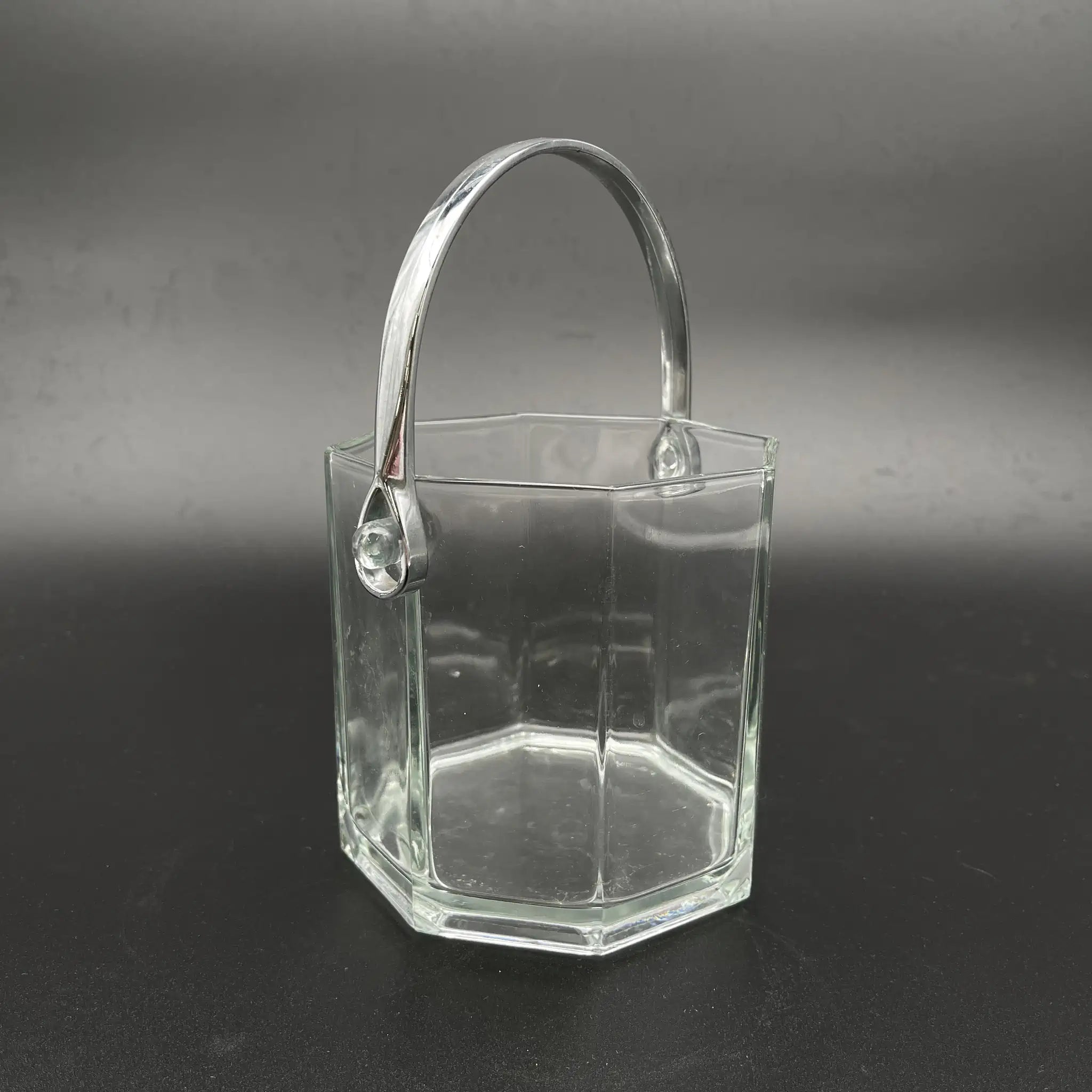 [Vintage] Ice bucket / Estimated early-mid 20C / Glass / Europe