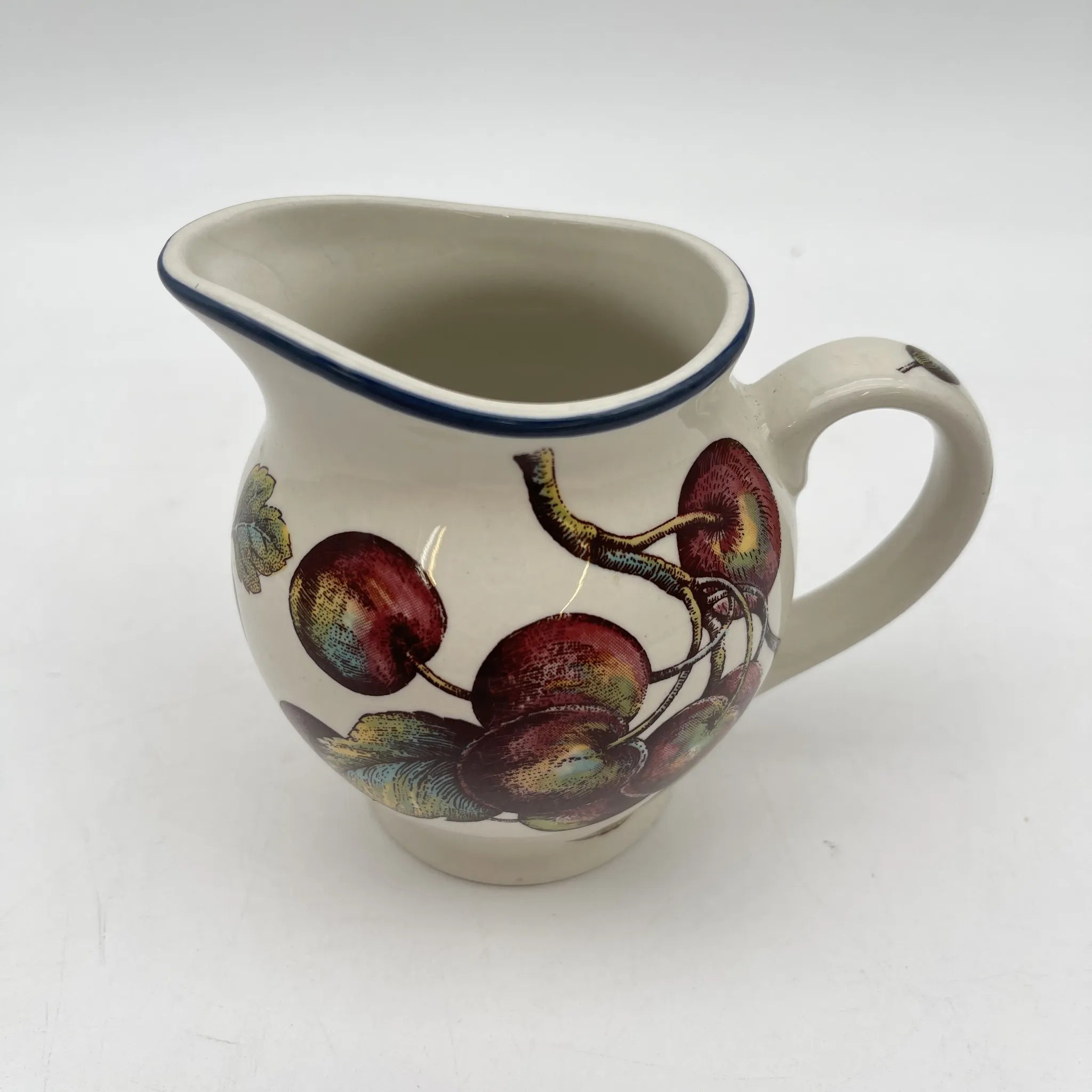 [Vintage] Creamer (milk jug) / Staffordshire Tableware / Autumn Fayre / Estimated late 20C / Pottery / England / Fruit