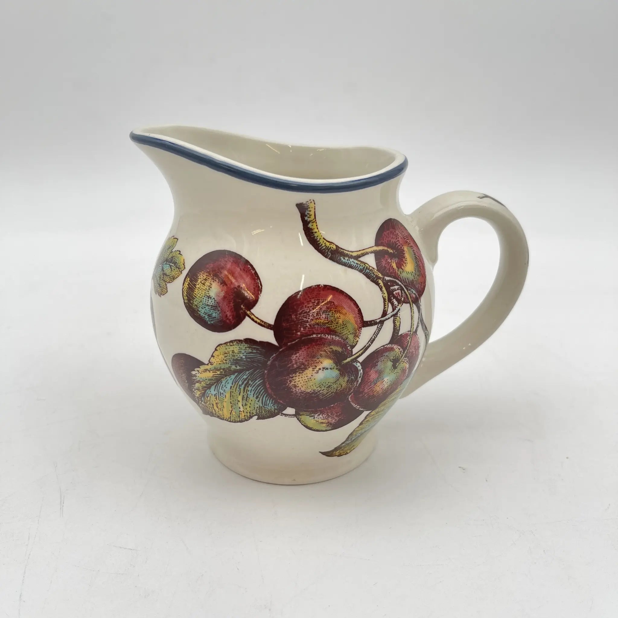 【复古】牛奶罐/ Staffordshire Tableware / Autumn Fayre /估计20c晚期/陶器/英国/水果