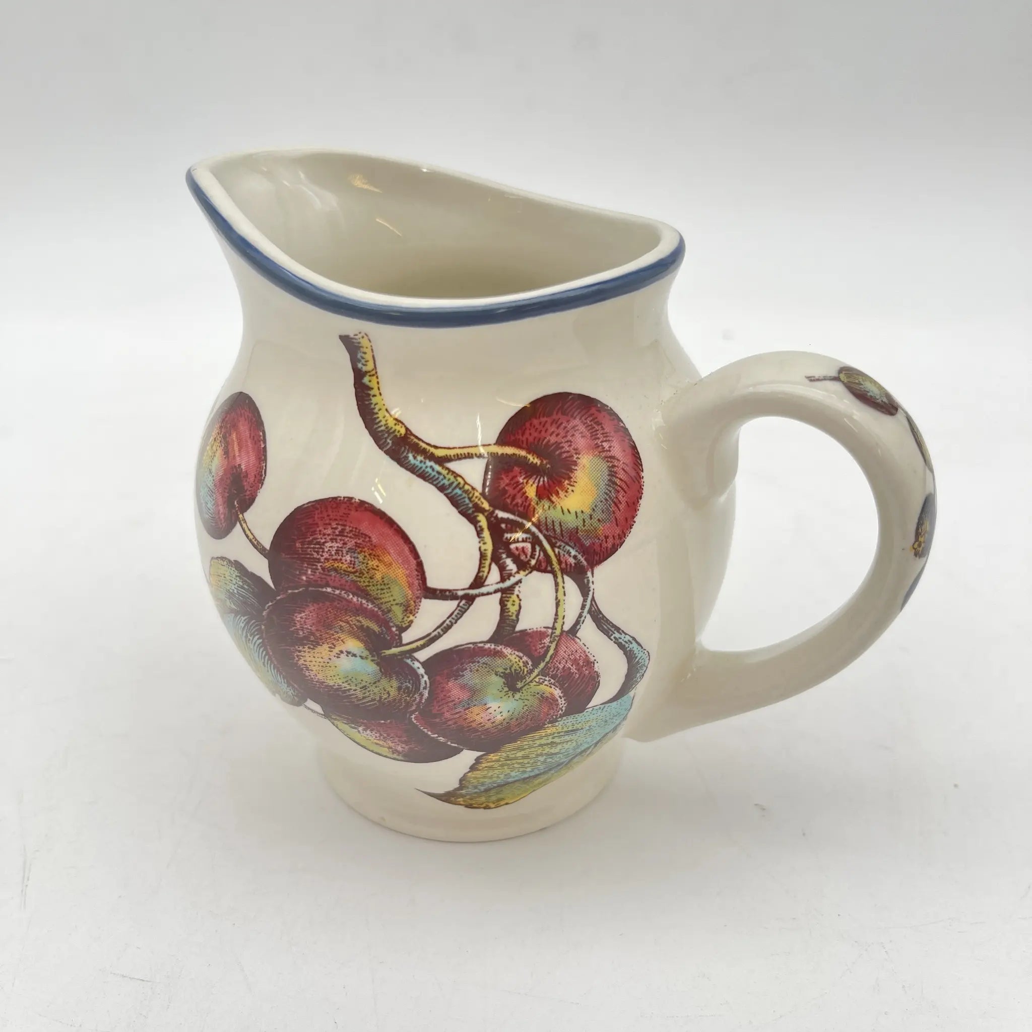 [Vintage] Creamer (milk jug) / Staffordshire Tableware / Autumn Fayre / Estimated late 20C / Pottery / England / Fruit