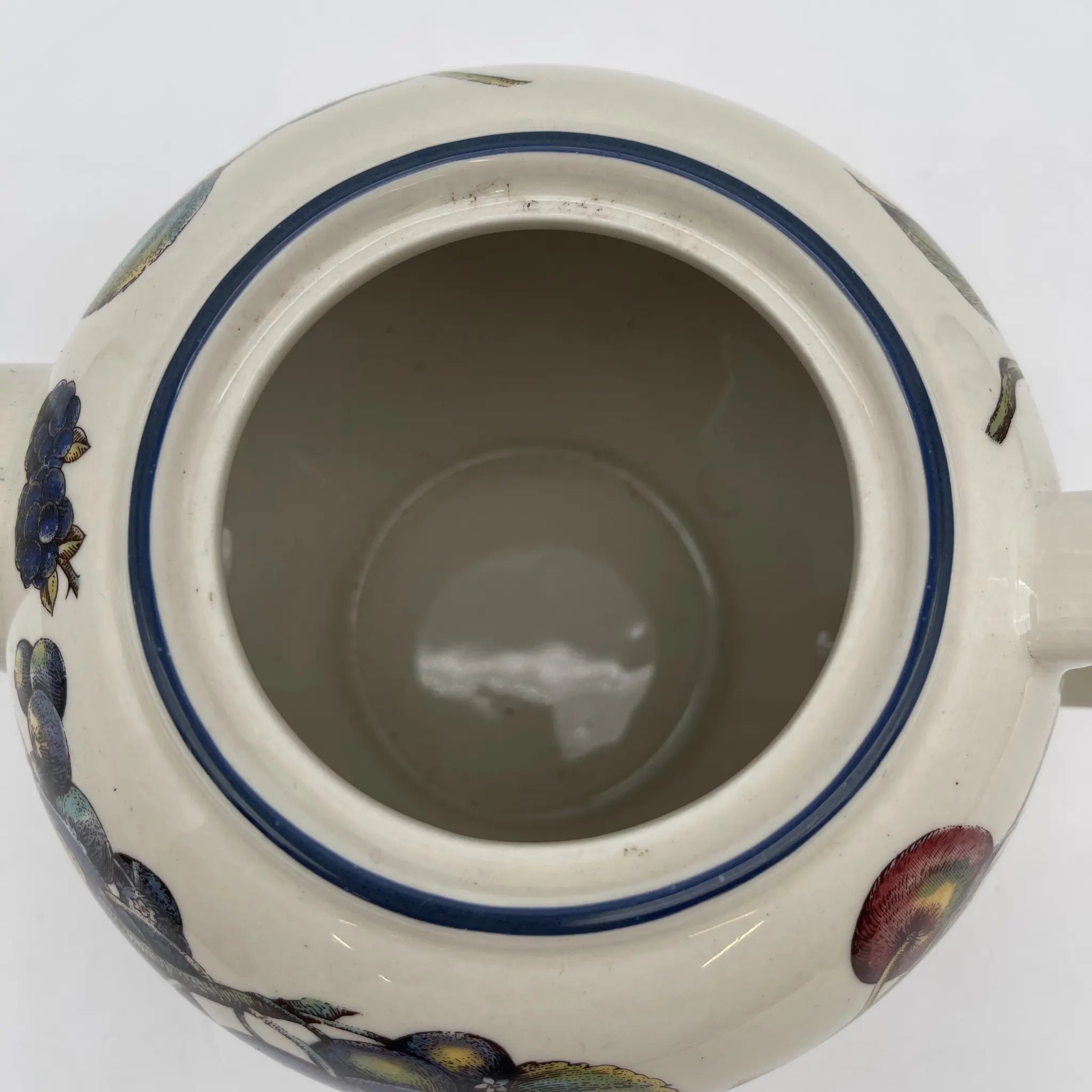 [Vintage] Teapot / Staffordshire Tableware / Autumn Fayre / Estimated Late 20C / Pottery / England / Fruit