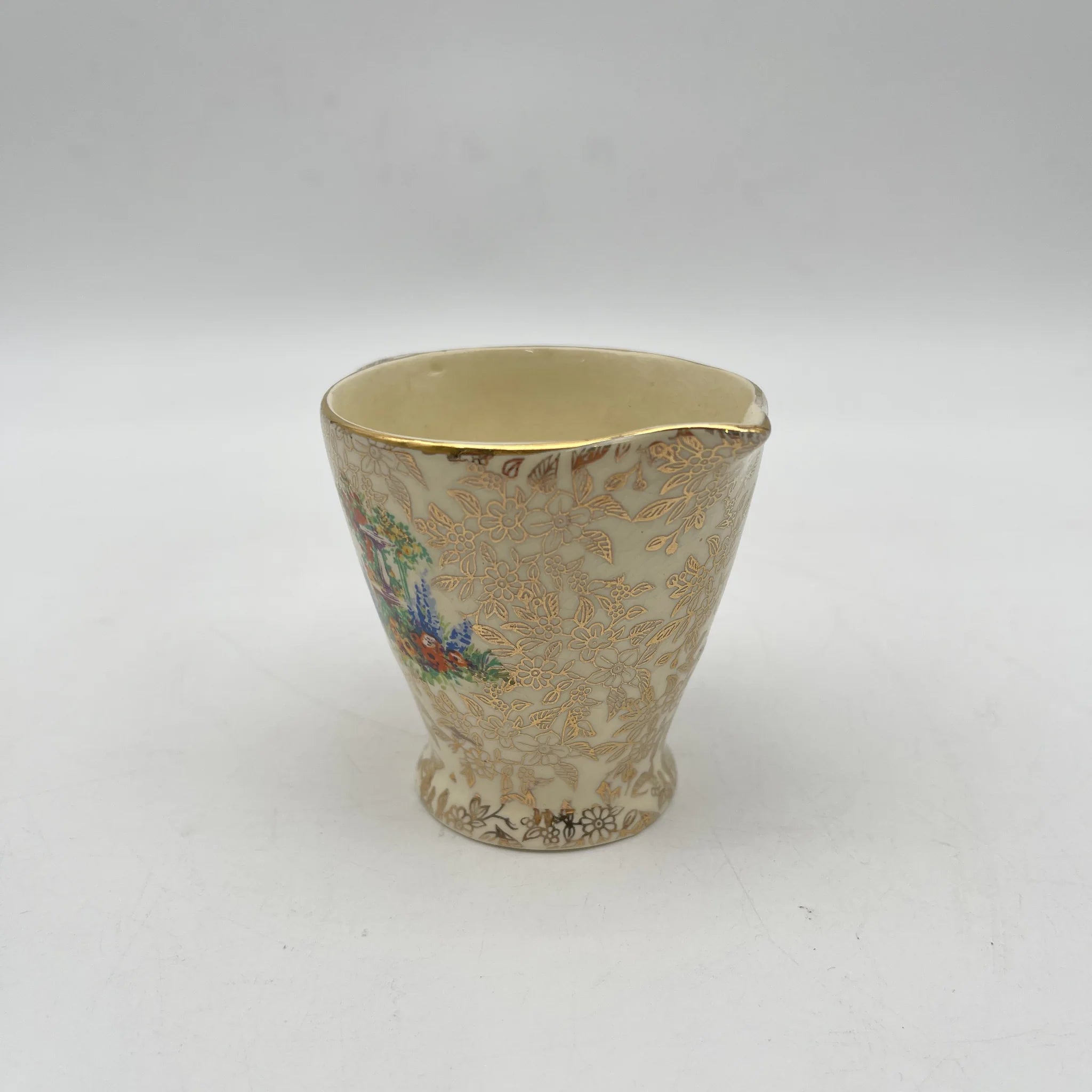 【复古】牛奶瓶/ Empire Porcelain /估计20c中期/陶器/英国/ chints