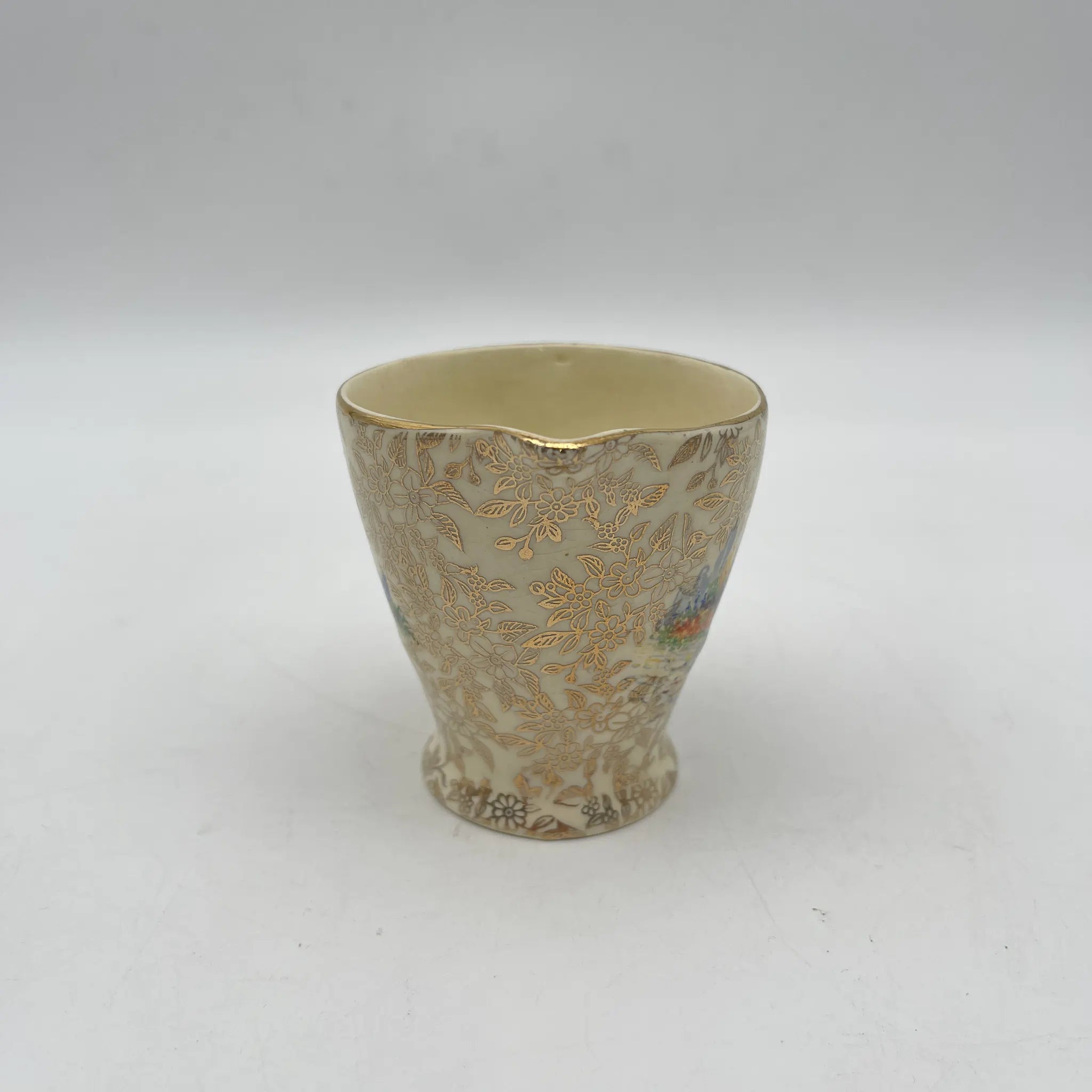 【复古】牛奶瓶/ Empire Porcelain /估计20c中期/陶器/英国/ chints