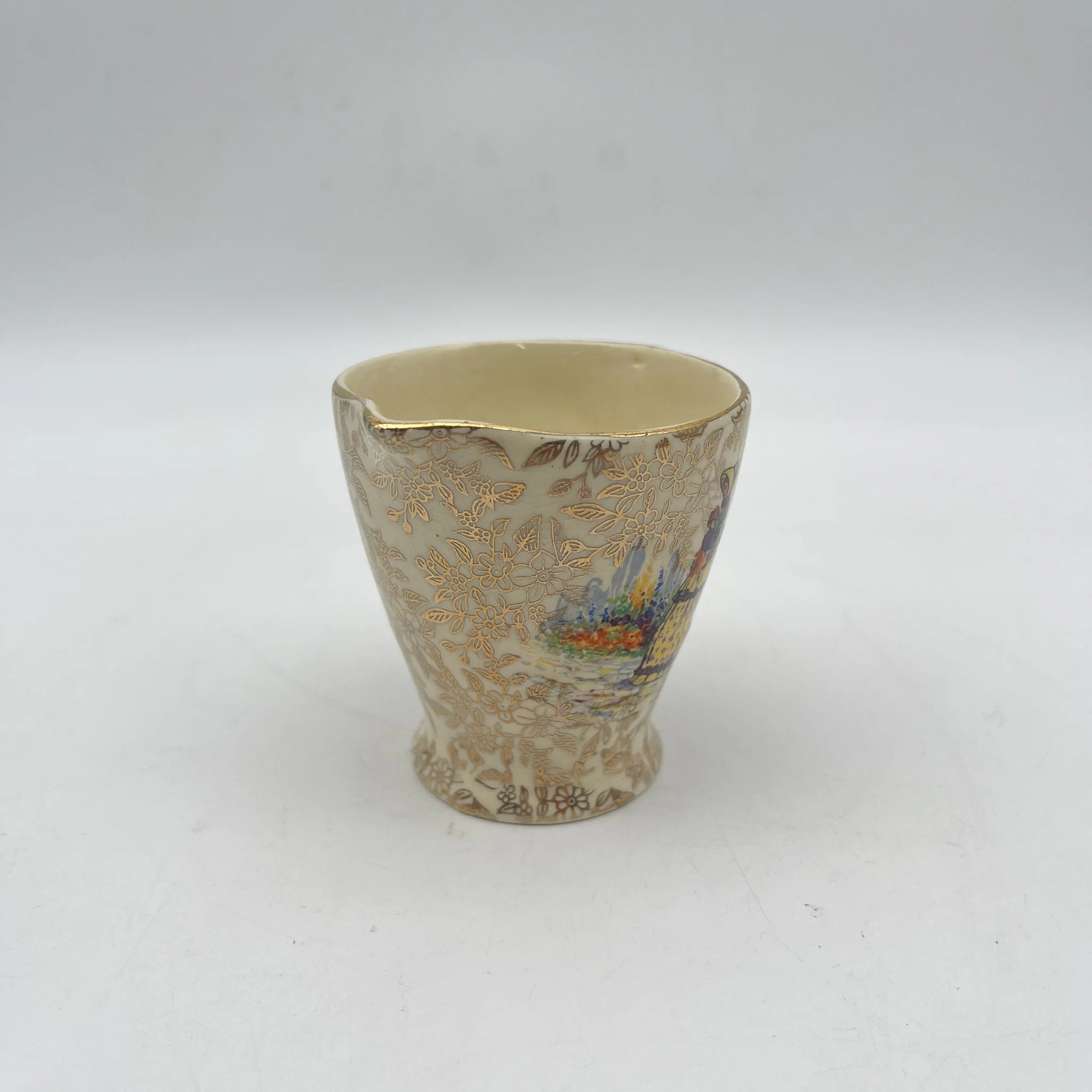 【复古】牛奶瓶/ Empire Porcelain /估计20c中期/陶器/英国/ chints
