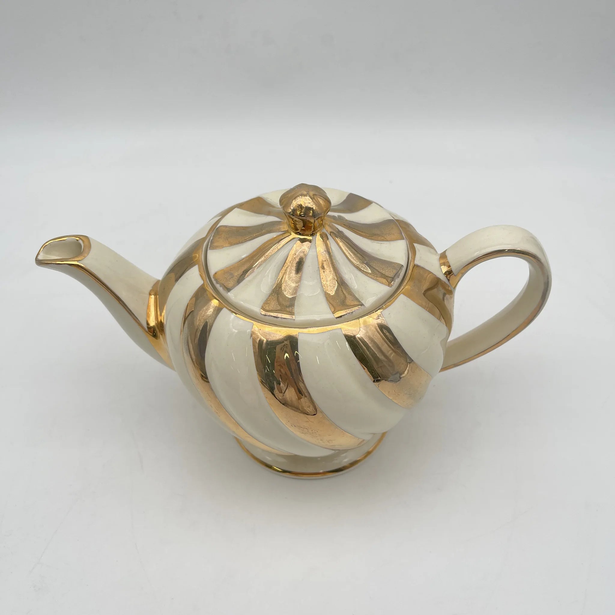 【再利用】茶壶/ James Sadler & Sons /估计20c晚期/陶器/英国