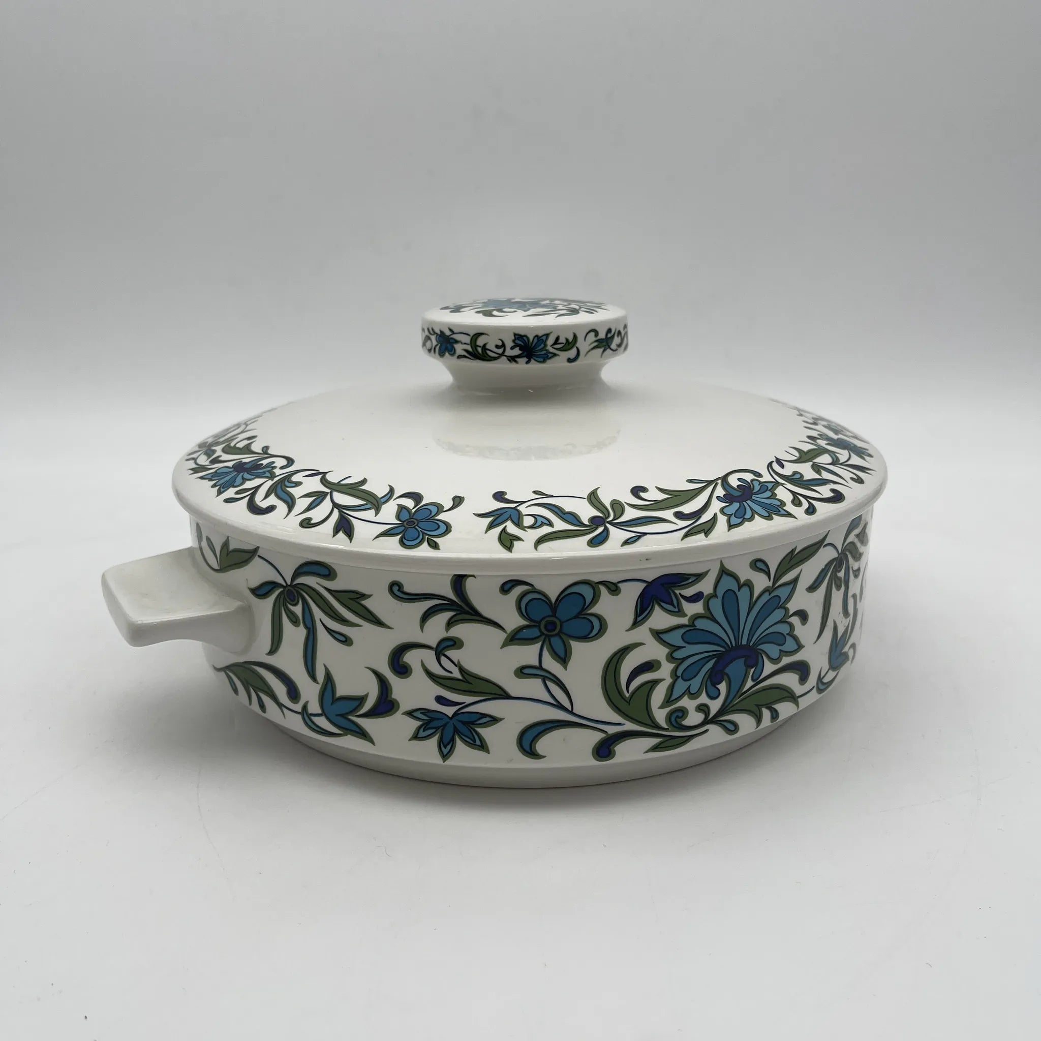 【复古】砂锅/ Midwinter / Spanish Garden /估计20c晚期/瓷器/英国/ Jessie Tait
