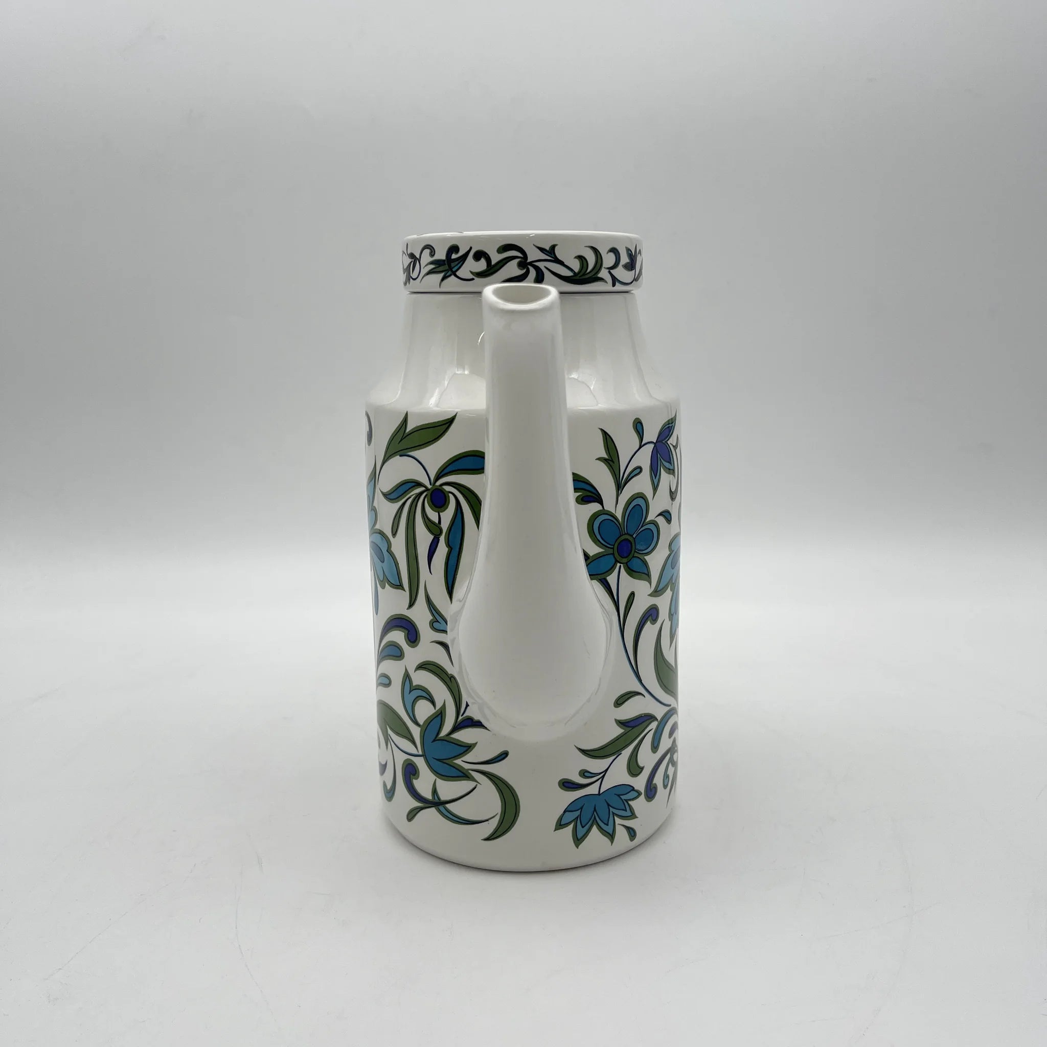 【复古】咖啡壶/ Midwinter / Spanish Garden /估计20c晚期/瓷器/英国/ Jessie Tait