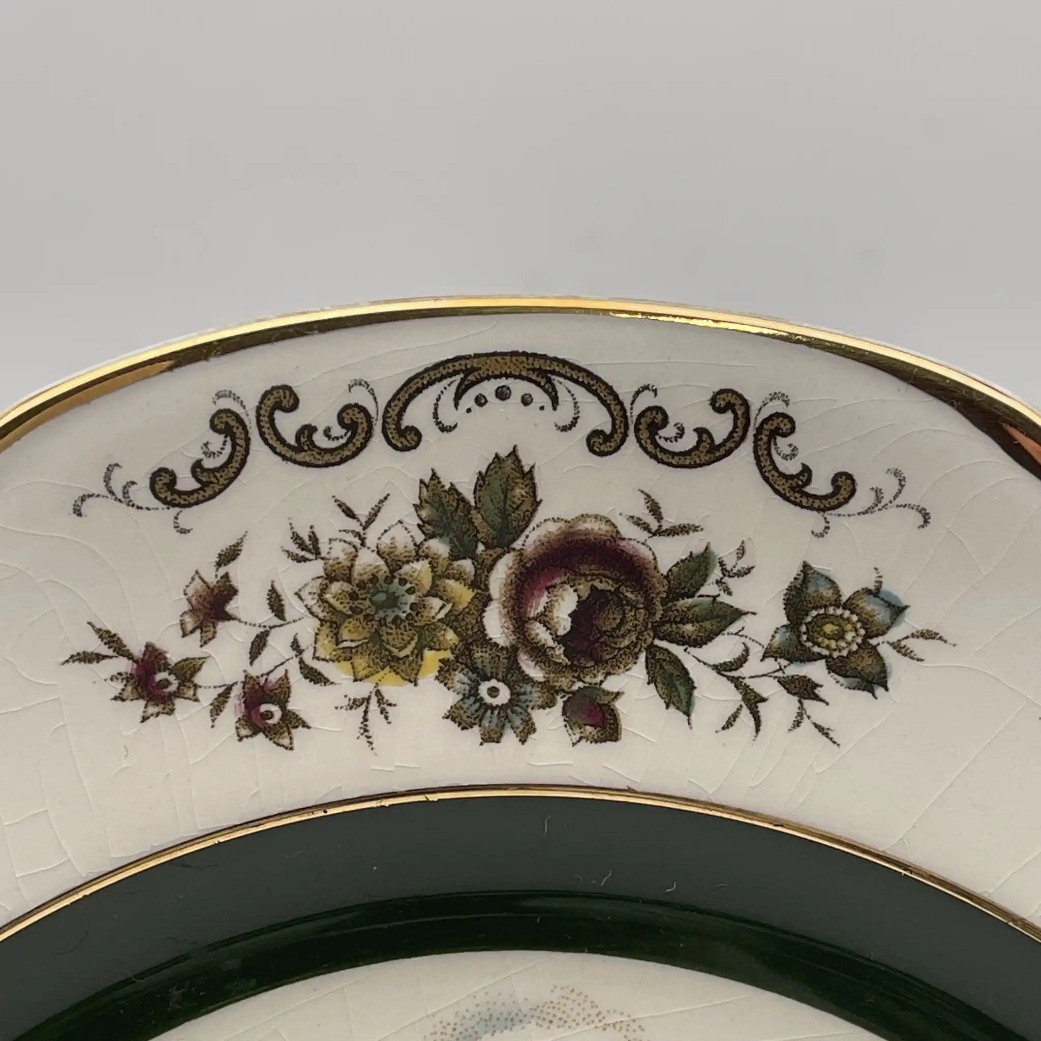 [Vintage] Dinner plate (main plate) / Wood&Sons / Estimated mid-20C / Pottery / England / Picture plate, Country