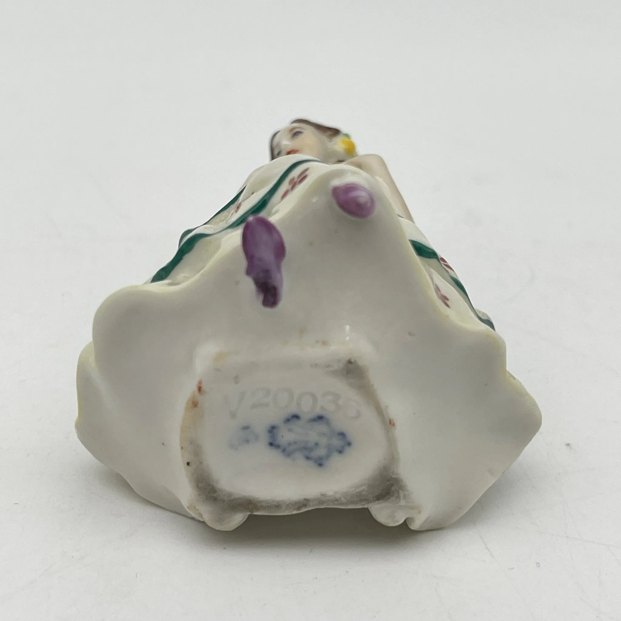 Volkstedt / フィギュリン(陶磁器人形)2P / 20C前中期 / 磁器 / ドイツ / ハンドペイント / [アンティーク]