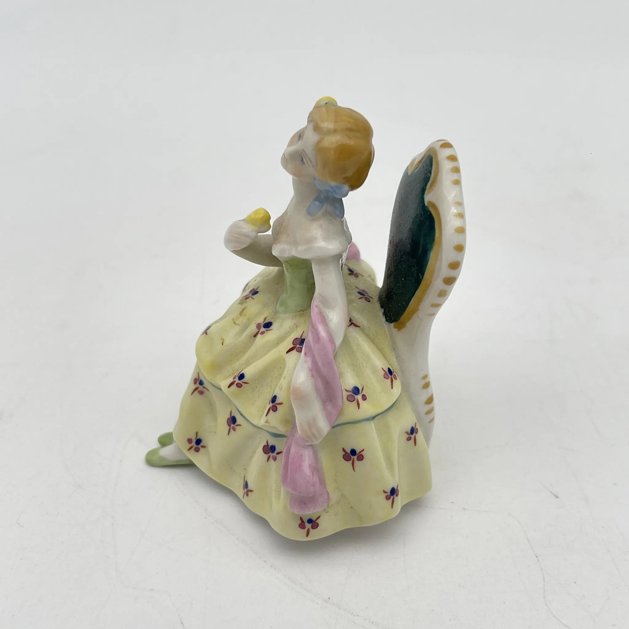 Volkstedt / フィギュリン(陶磁器人形)2P / 20C前中期 / 磁器 / ドイツ / ハンドペイント / [アンティーク]