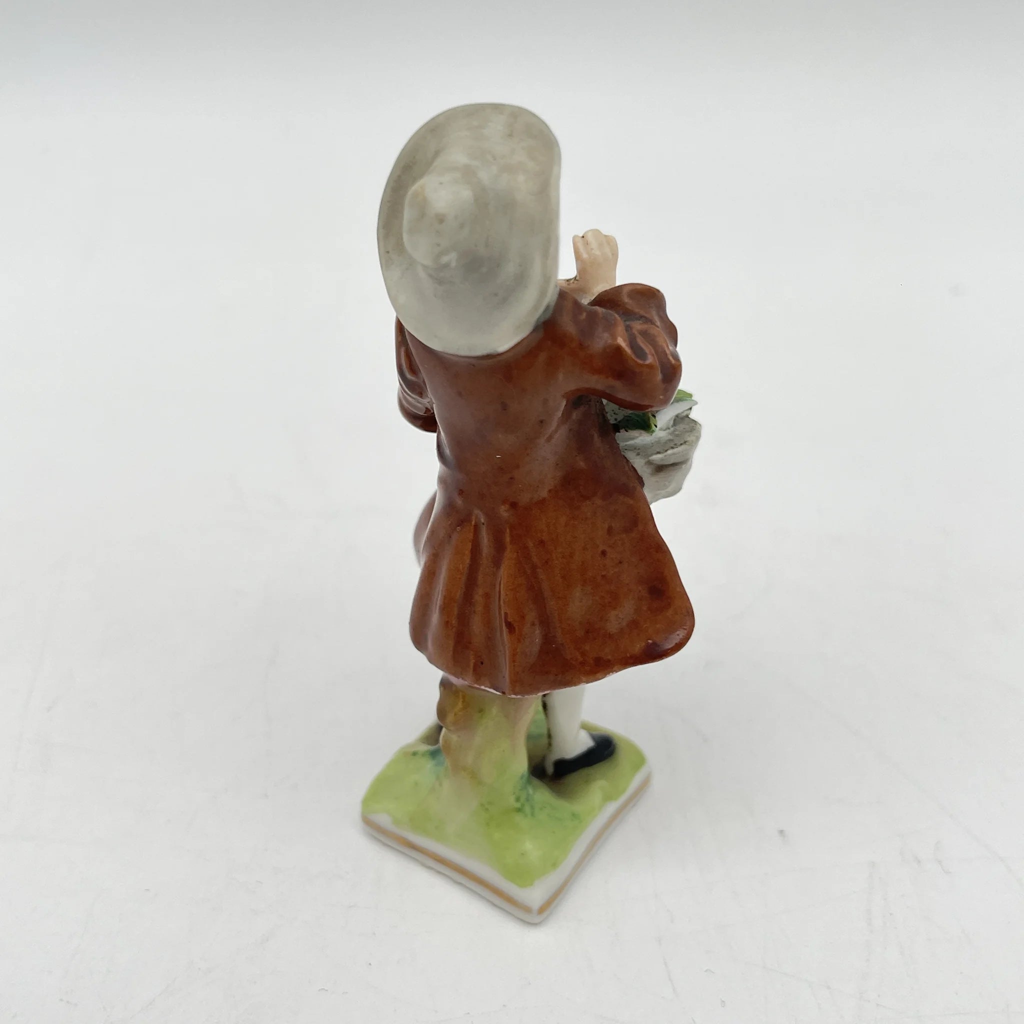 フィギュリン(陶磁器人形) / カポディモンテ磁器 / 20C前中期 / 磁器 / イタリア / ハンドペイント, ポーセリンフラワー / [アンティーク]