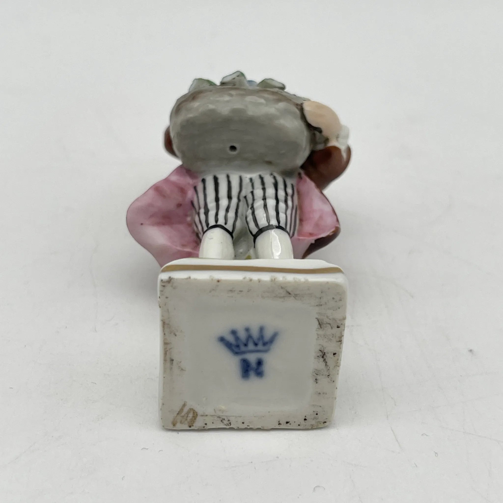 フィギュリン(陶磁器人形) / カポディモンテ磁器 / 20C前中期 / 磁器 / イタリア / ハンドペイント, ポーセリンフラワー / [アンティーク]