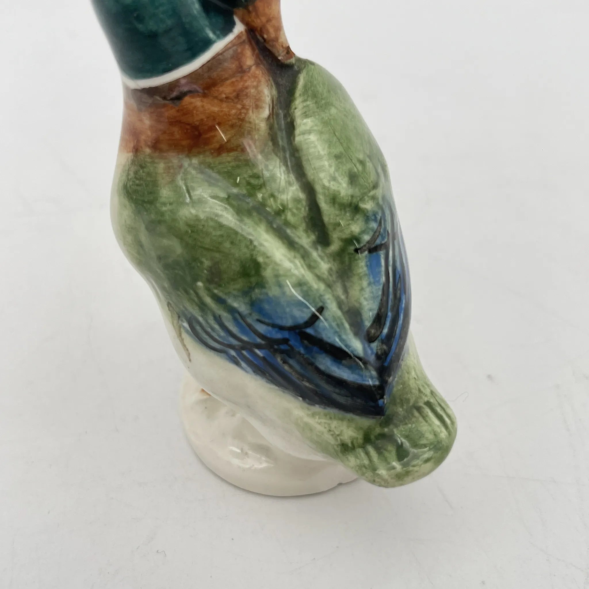 [Vintage] Figurine (ceramic doll) / Royal Dux / Estimated mid-late 20C / Porcelain / Czechoslovakia / Duck