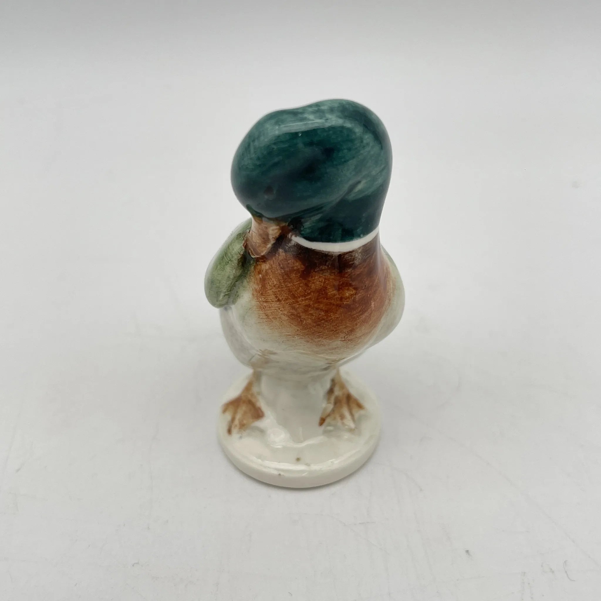 [Vintage] Figurine (ceramic doll) / Royal Dux / Estimated mid-late 20C / Porcelain / Czechoslovakia / Duck