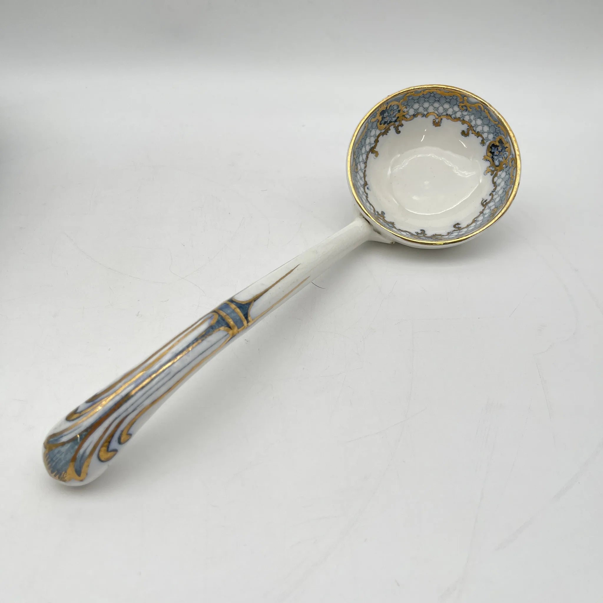 Furnivals / スープチューリン+レードル / Venice / 1900前後 / 陶器 / イギリス / ロカイユ, スクロール, ラティスワーク / [アンティーク]