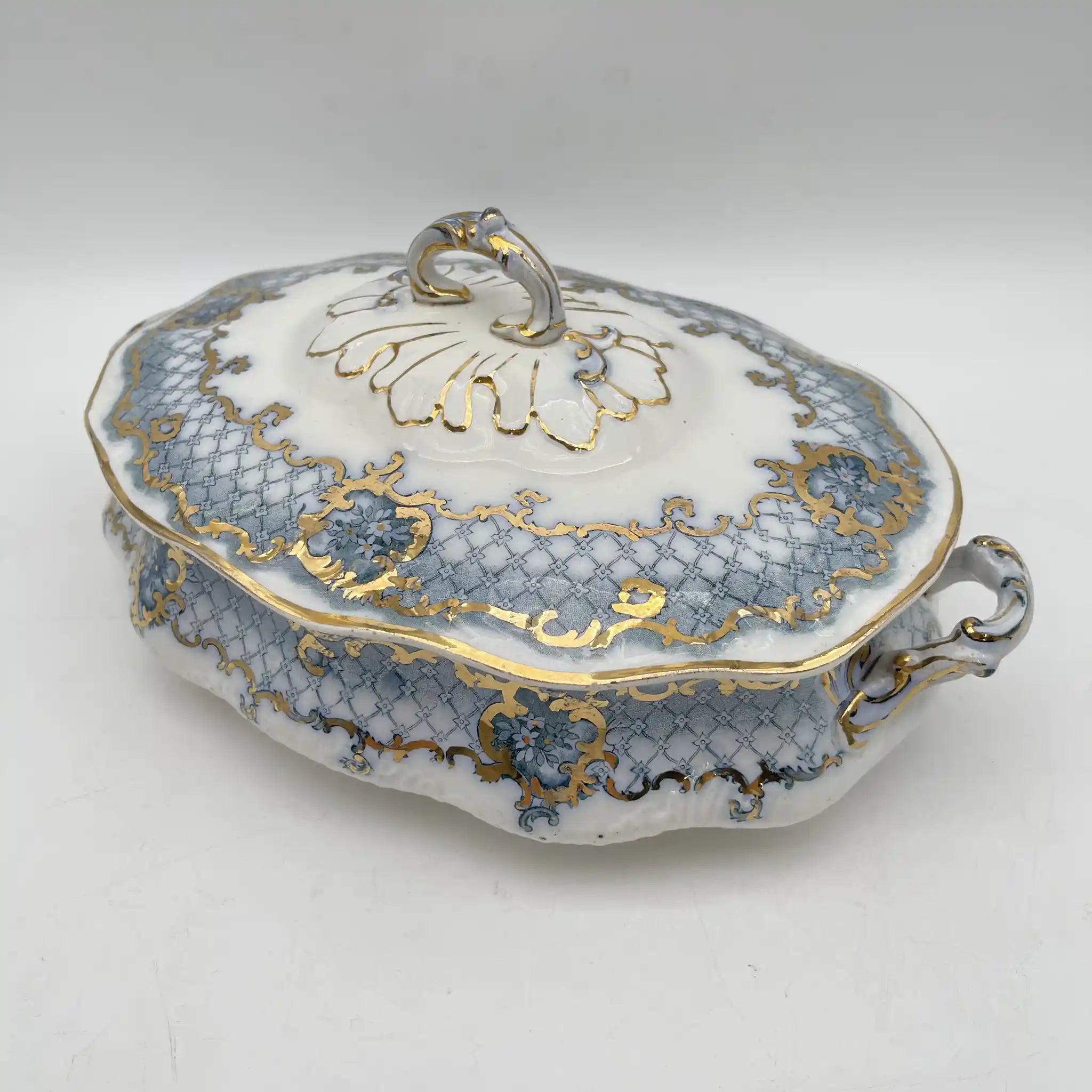 Furnivals / スープチュリーン / Venice / 1900前後 / 陶器 / イギリス / ロカイユ, スクロール, ラティスワーク / [アンティーク]