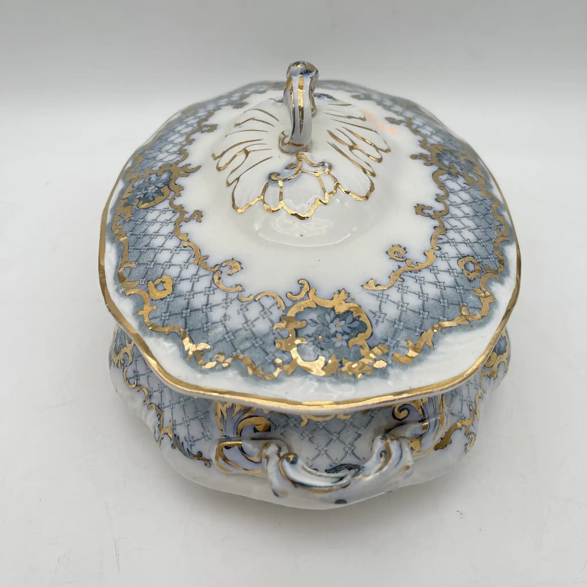 Furnivals / スープチュリーン / Venice / 1900前後 / 陶器 / イギリス / ロカイユ, スクロール, ラティスワーク / [アンティーク]