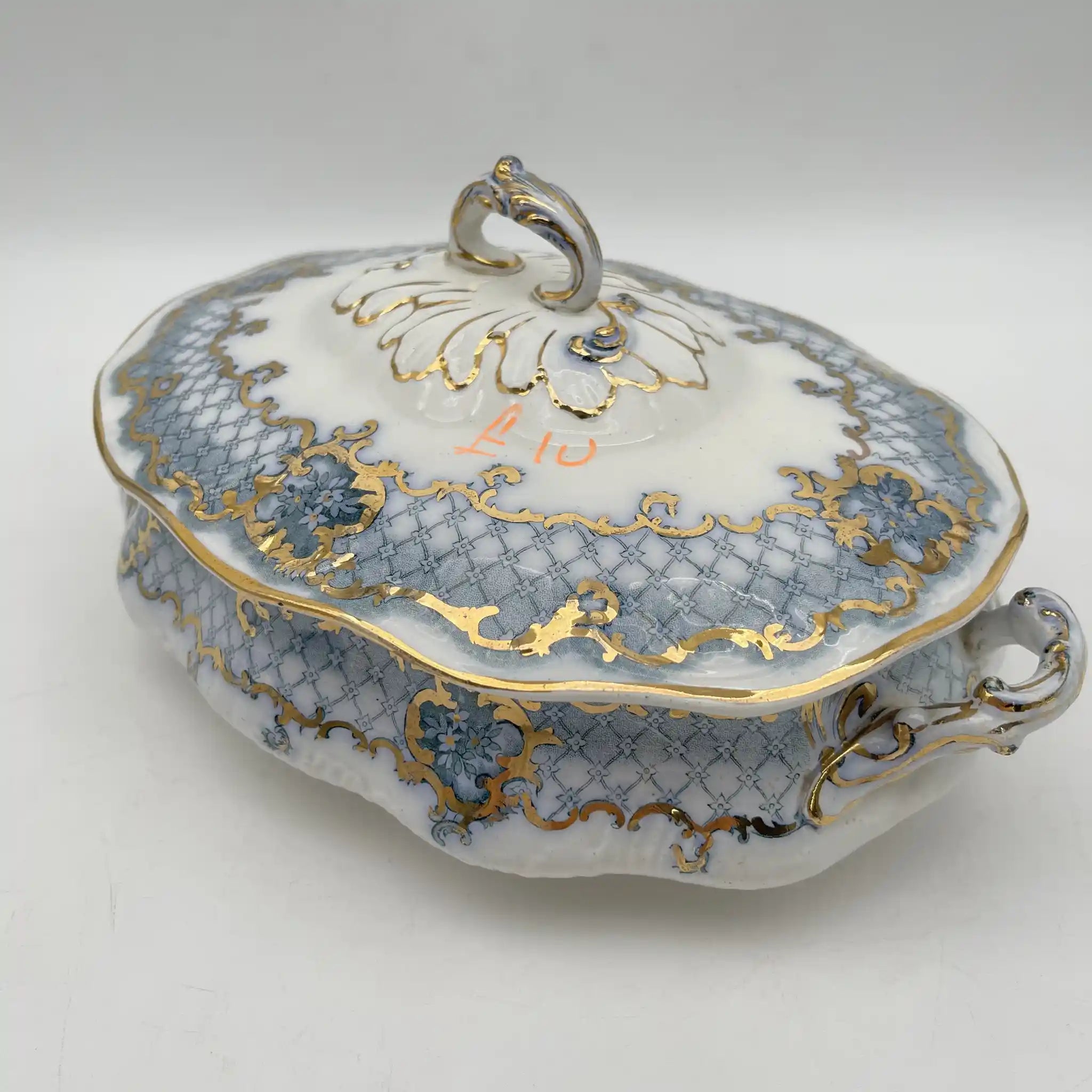 Furnivals / スープチュリーン / Venice / 1900前後 / 陶器 / イギリス / ロカイユ, スクロール, ラティスワーク / [アンティーク]