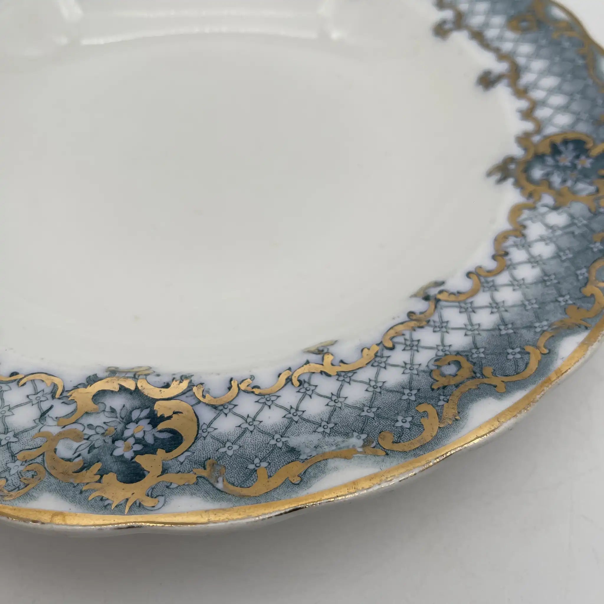 Furnivals / スーププレート (深皿) / Venice / 1900前後 / 陶器 / イギリス / ロカイユ, スクロール, ラティスワーク / [アンティーク]