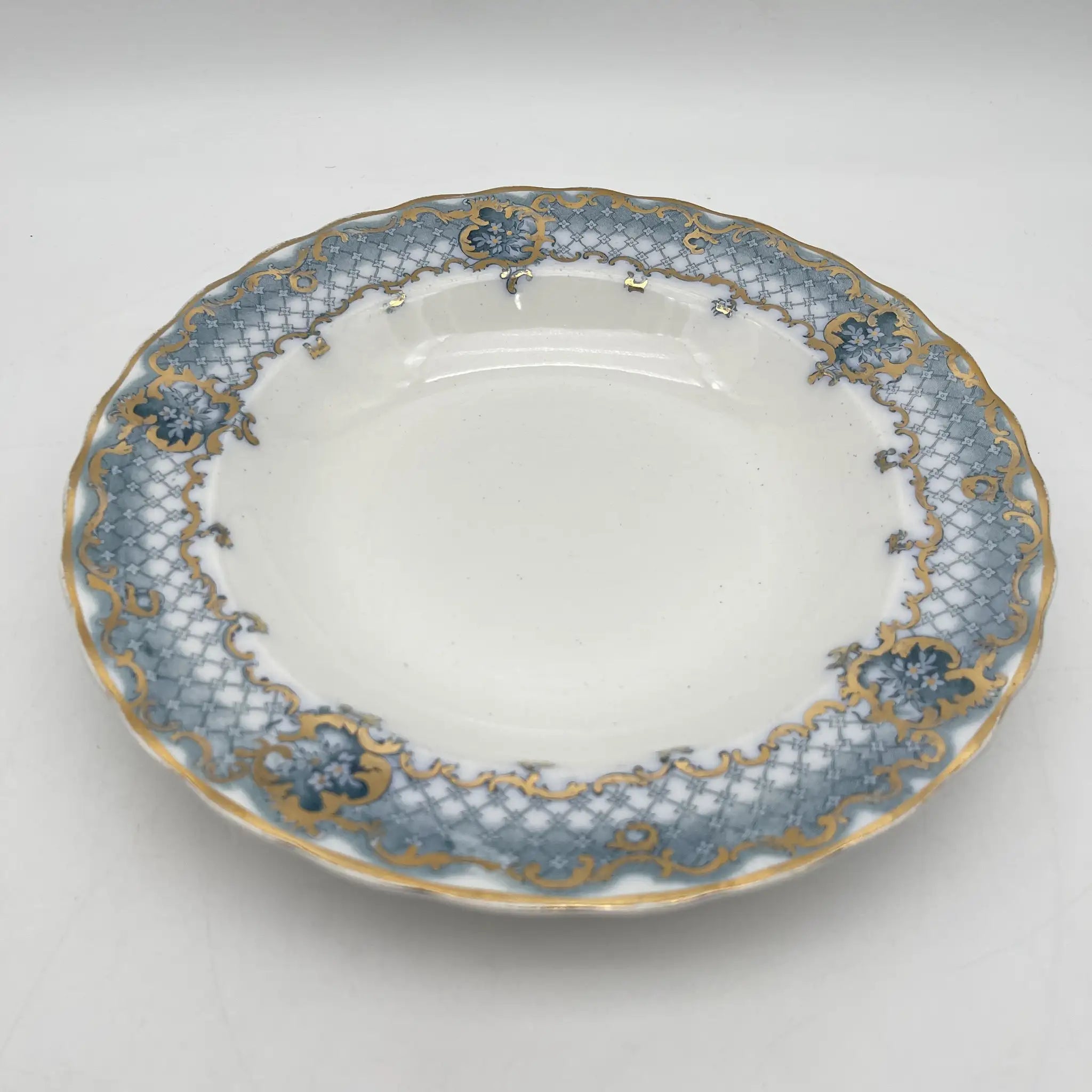 Furnivals / スーププレート (深皿) / Venice / 1900前後 / 陶器 / イギリス / ロカイユ, スクロール, ラティスワーク / [アンティーク]