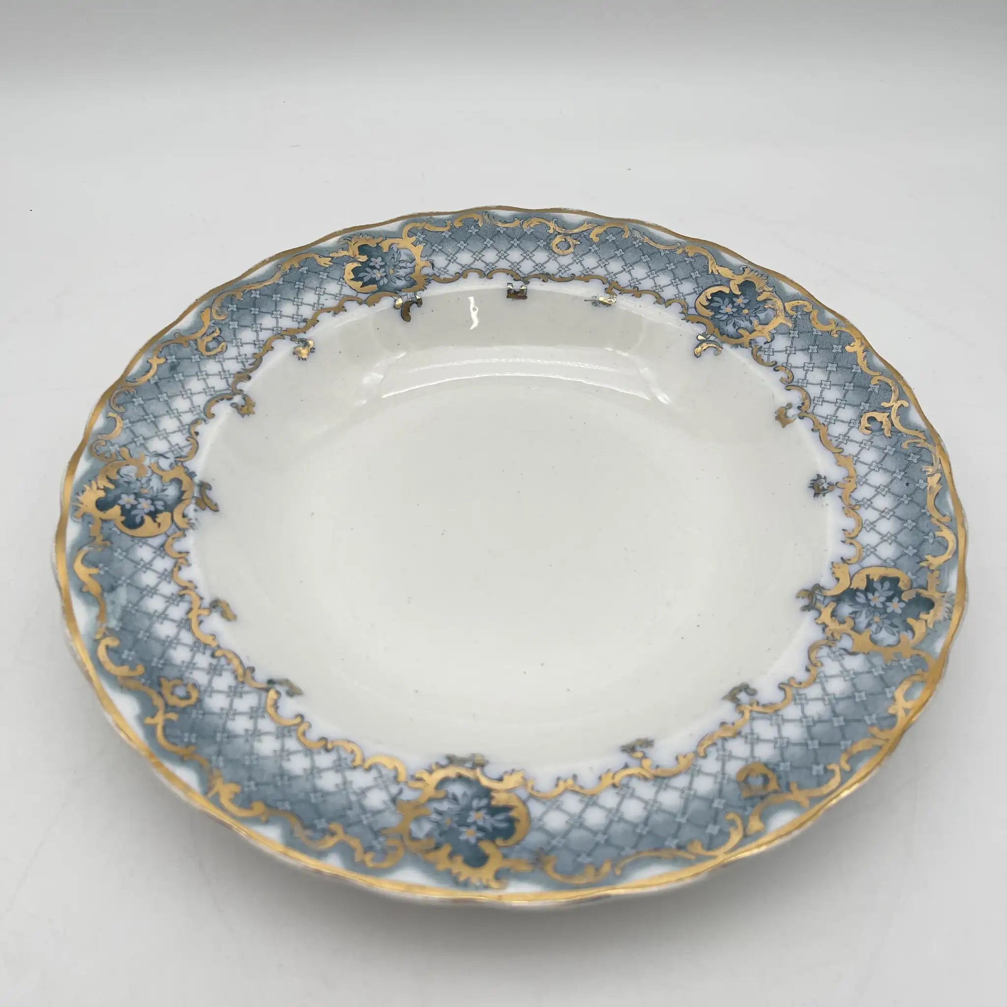 Furnivals / スーププレート (深皿) / Venice / 1900前後 / 陶器 / イギリス / ロカイユ, スクロール, ラティスワーク / [アンティーク]