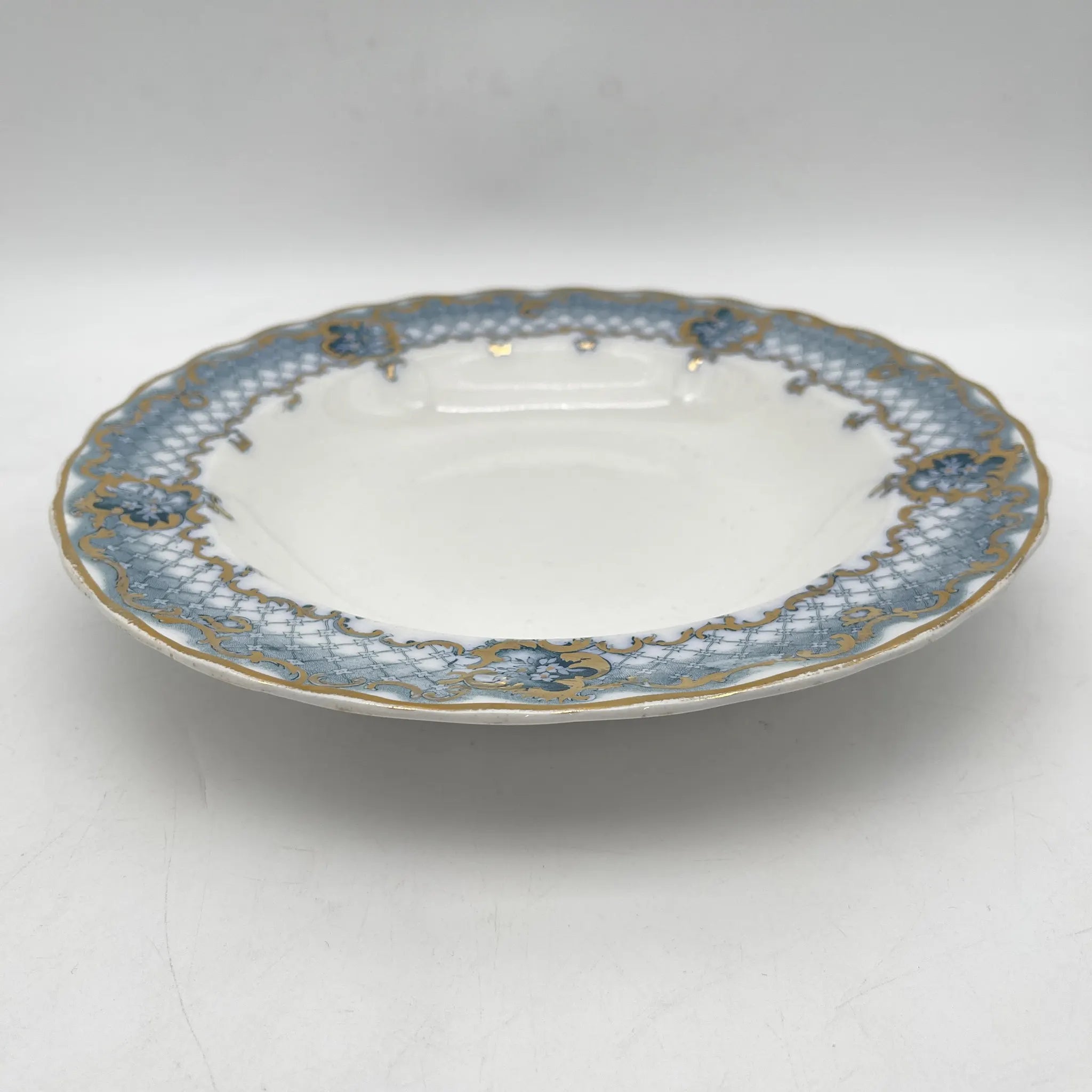Furnivals / スーププレート (深皿) / Venice / 1900前後 / 陶器 / イギリス / ロカイユ, スクロール, ラティスワーク / [アンティーク]