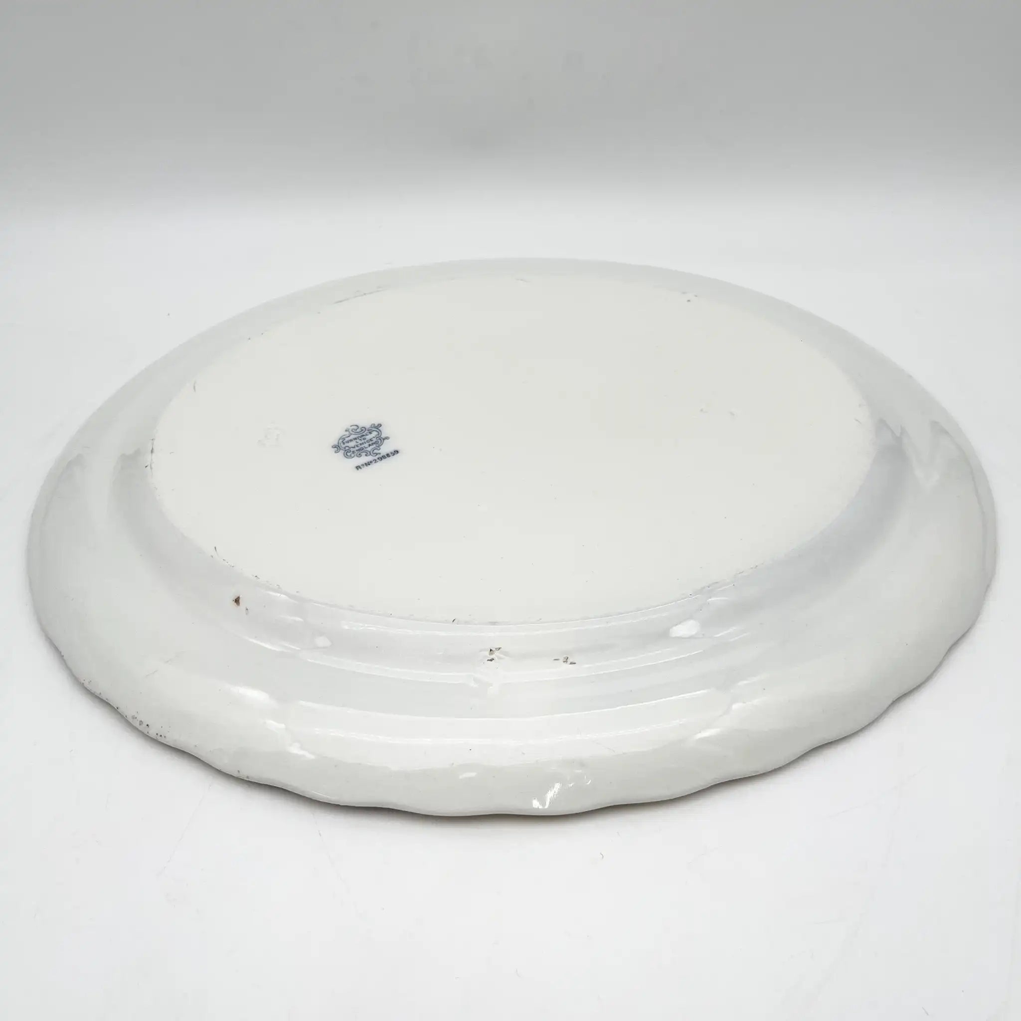 Furnivals / オーバルプラター (大皿) / Venice / 1900前後 / 陶器 / イギリス / ロカイユ, スクロール, ラティスワーク / [アンティーク]