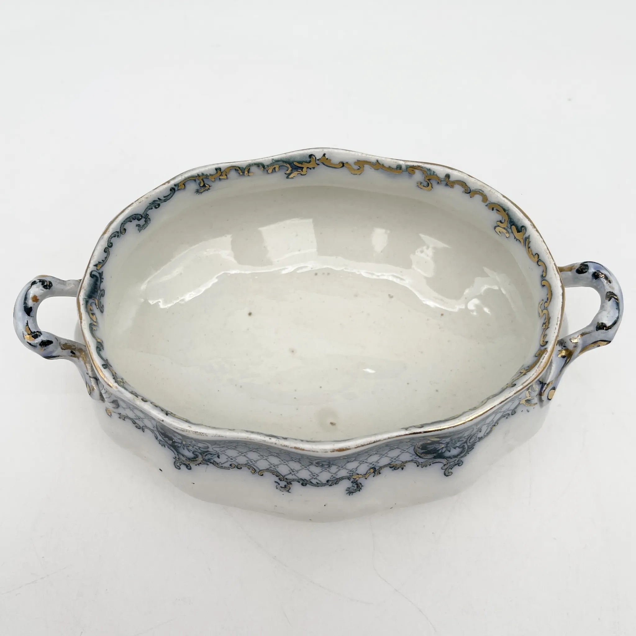 Furnivals / スープチュリーン / Venice / 1900前後 / 陶器 / イギリス / ロカイユ, スクロール, ラティスワーク / [アンティーク]
