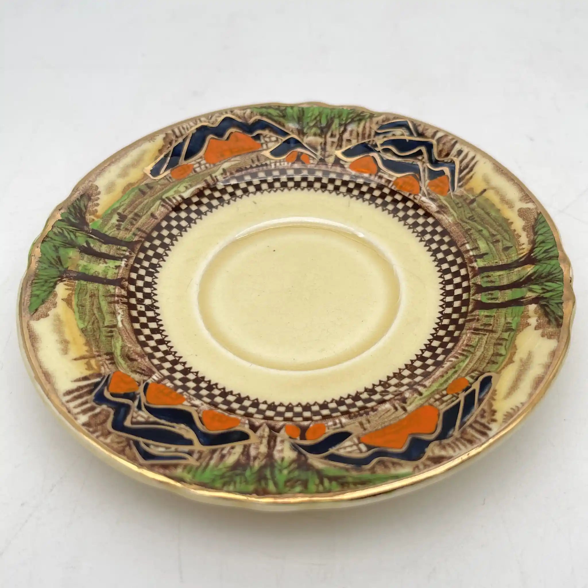 [Antique] Tea cup & saucer 2P