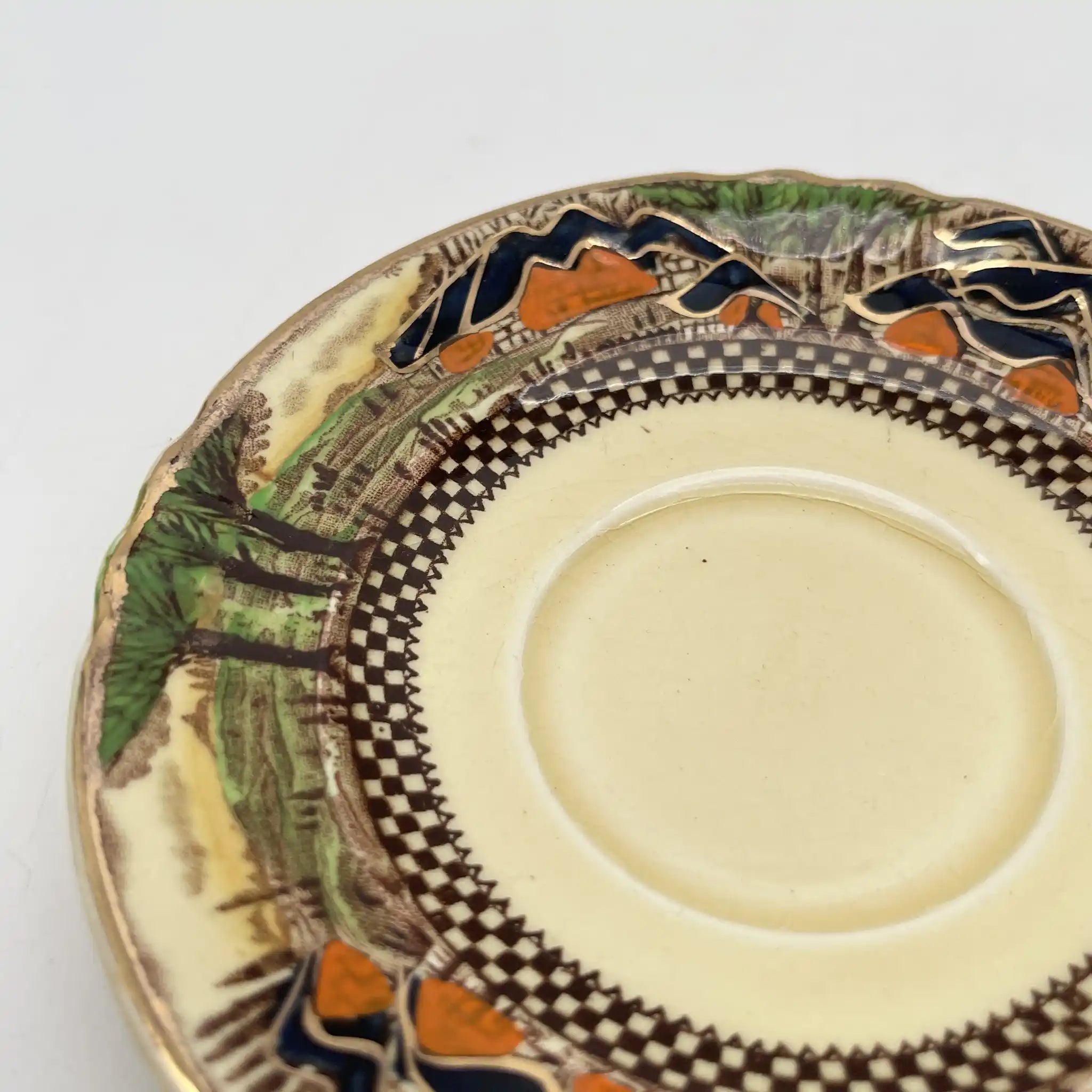 [Antique] Tea cup & saucer 2P