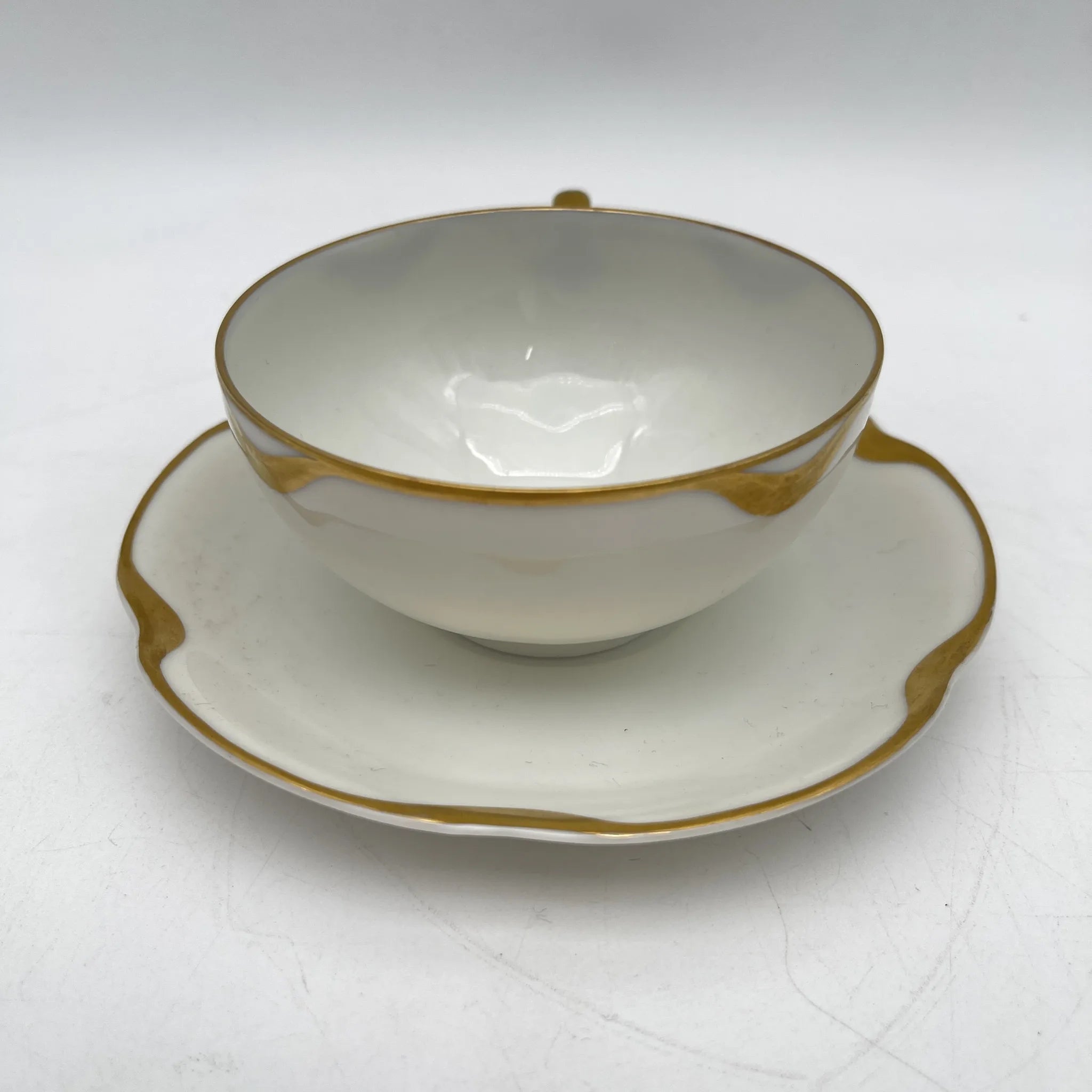 Haviland / カップ&ソーサー2P / リモージュ磁器 / 20C前期 / 磁器 / フランス / 金彩 / [アンティーク]