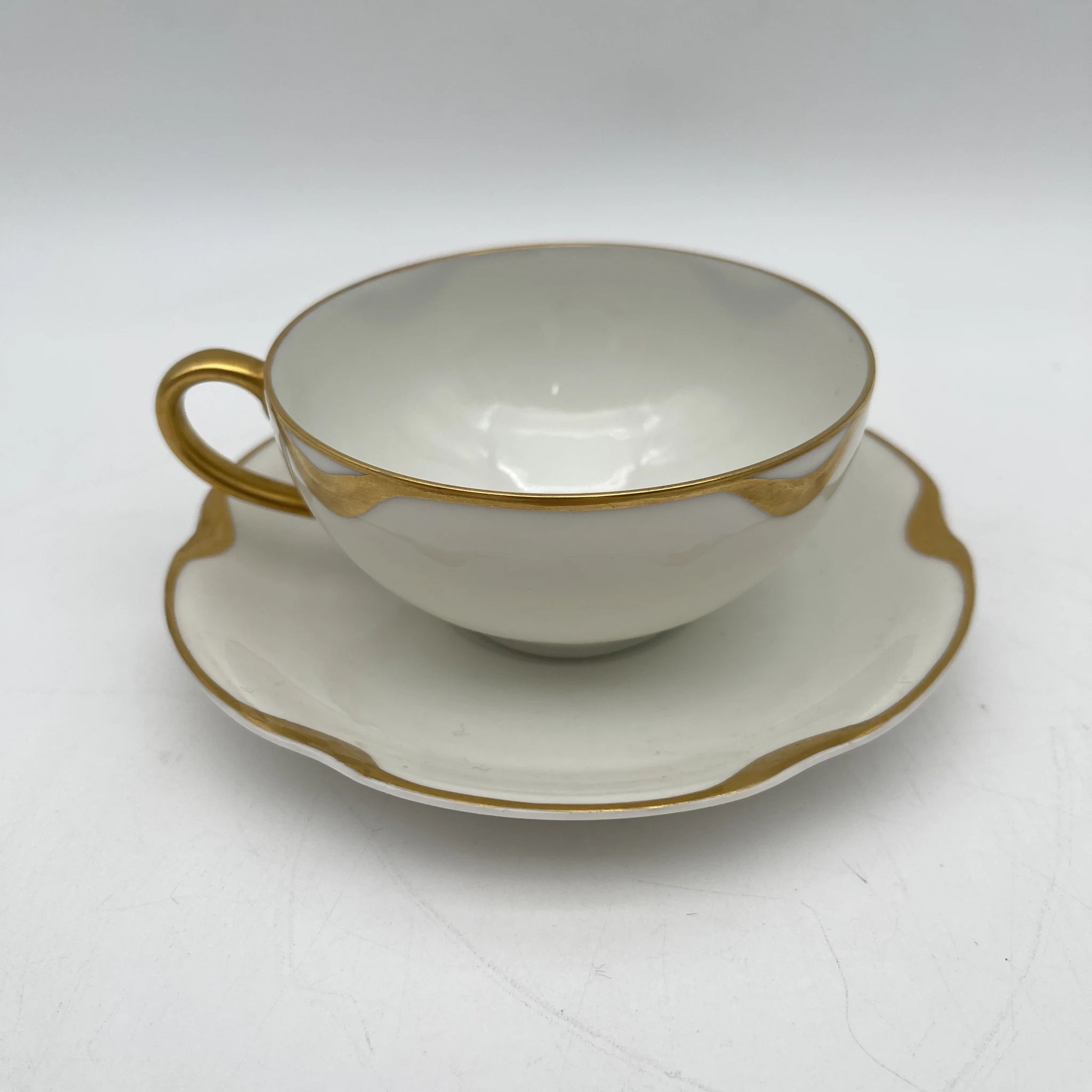 Haviland / カップ&ソーサー2P / リモージュ磁器 / 20C前期 / 磁器 / フランス / 金彩 / [アンティーク]
