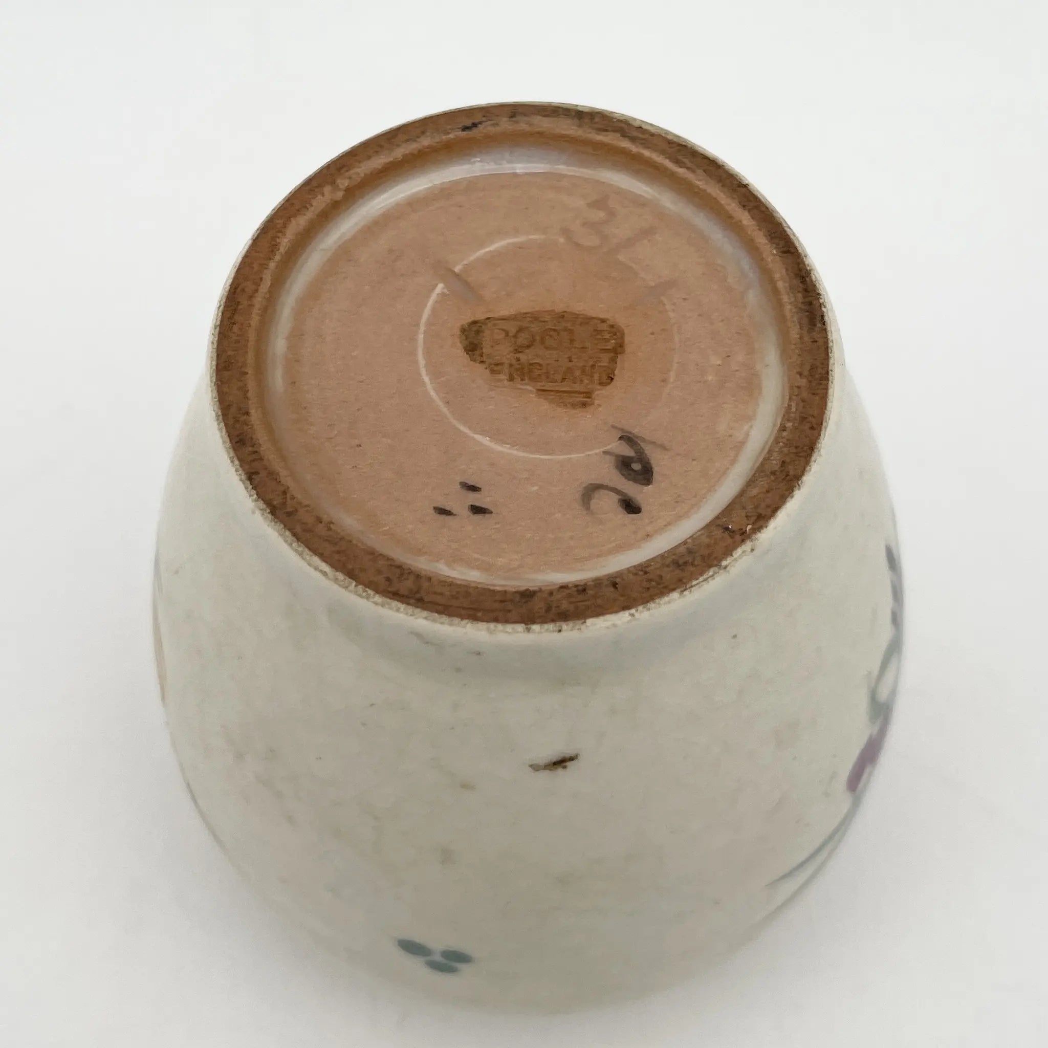 Poole Pottery / 花瓶(フラワーベース) / 20C前中期 / 陶器 / イギリス / ハンドペイント / [アンティーク]