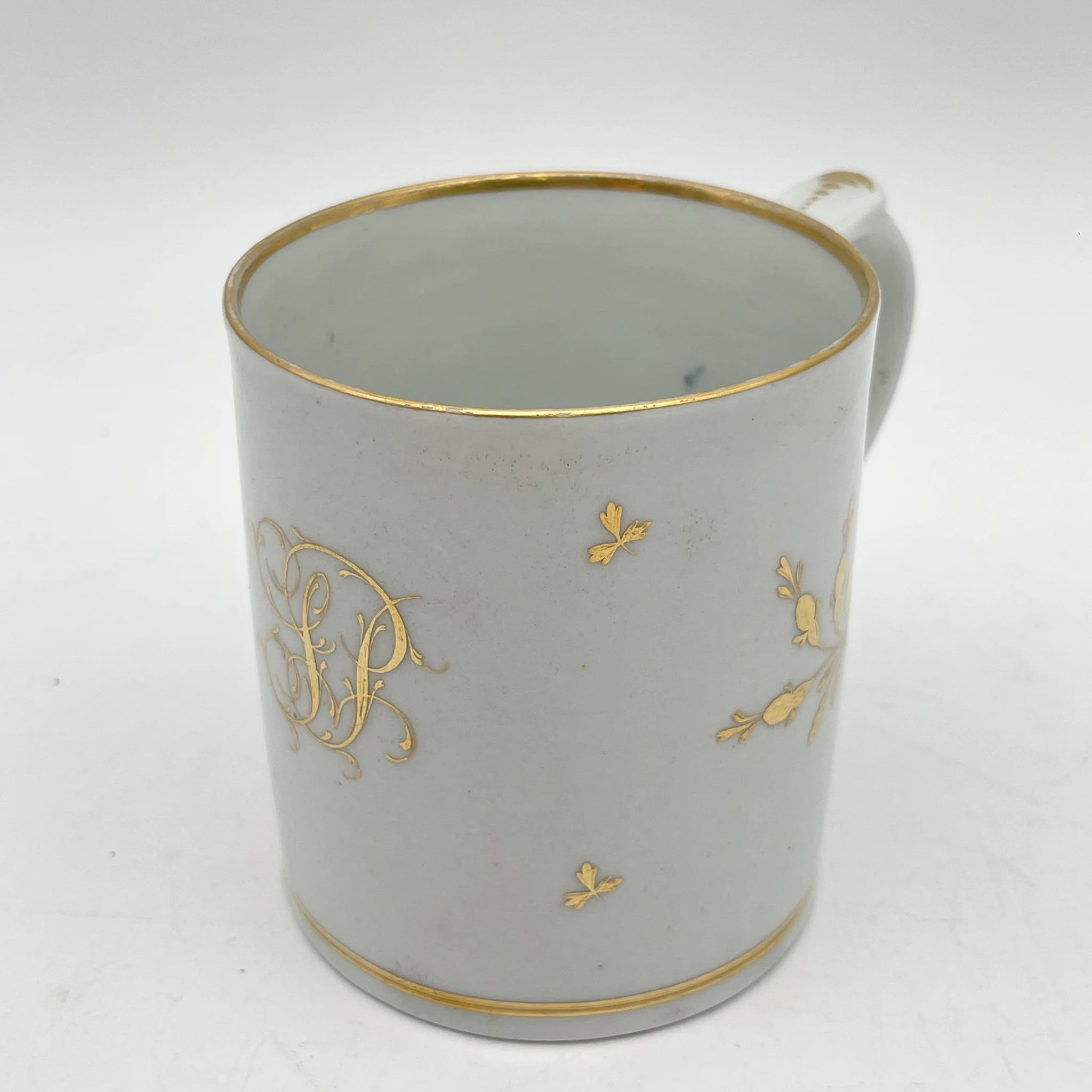 マグカップ / 1900前後 / 磁器 / イギリス / 金彩 / [アンティーク]