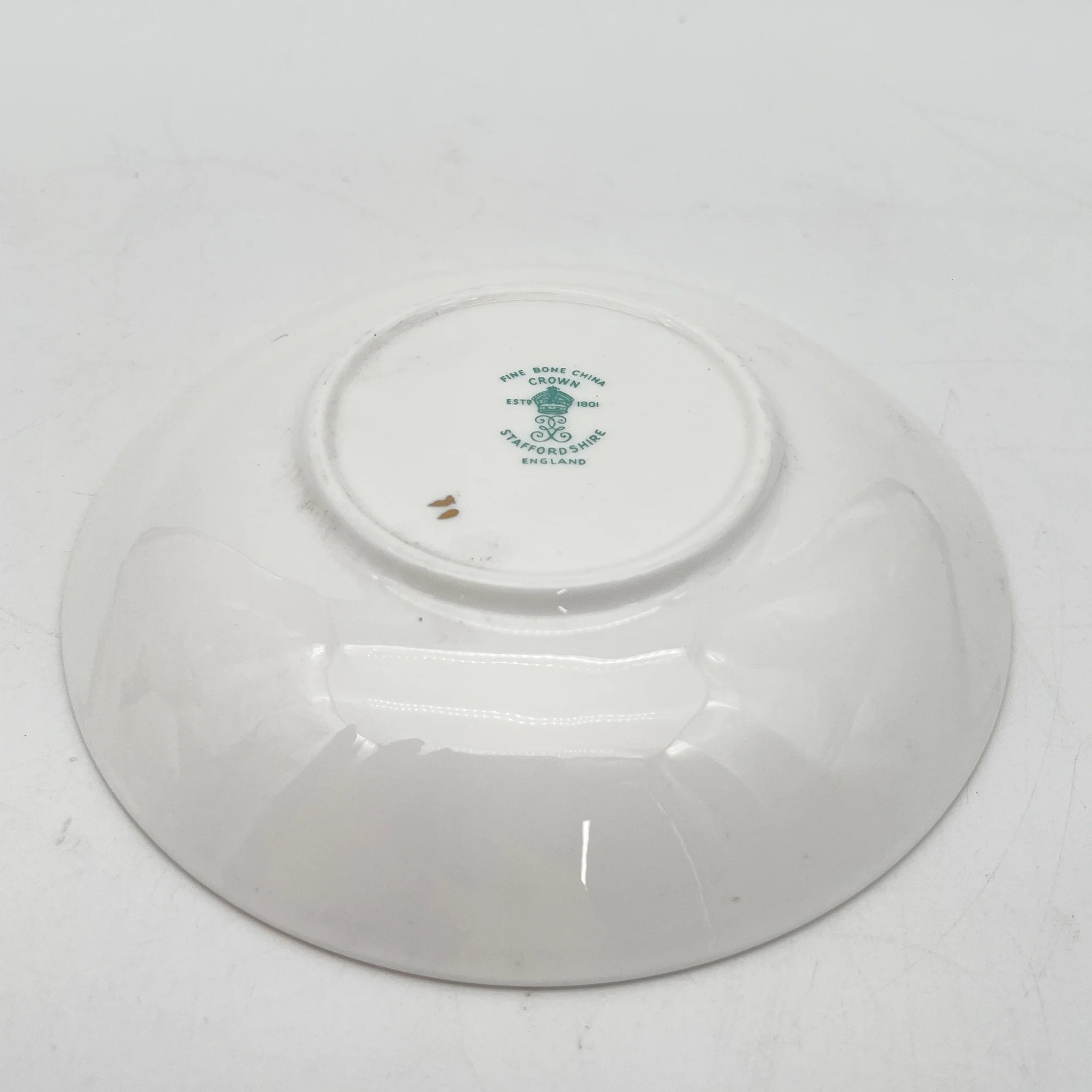 Crown Staffordshire / トリオ(C&S+デザートプレート)2P / 20C中期 / Fine Bone China / イギリス / 薔薇 / [アンティーク]