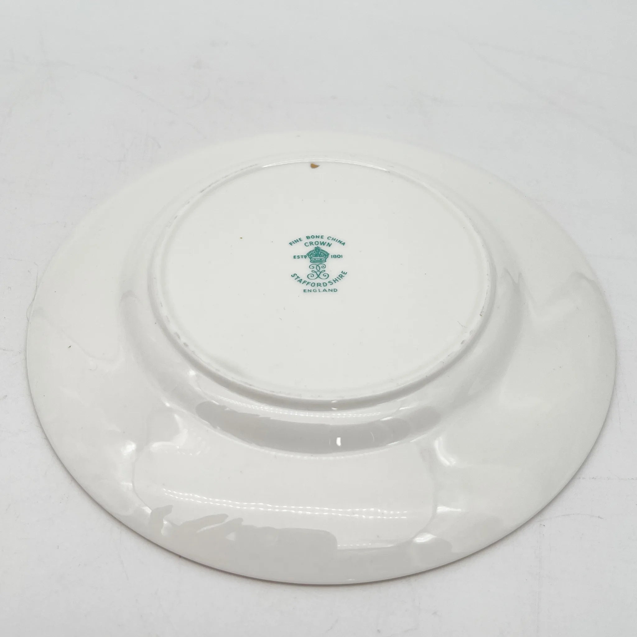 Crown Staffordshire / トリオ(C&S+デザートプレート)2P / 20C中期 / Fine Bone China / イギリス / 薔薇 / [アンティーク]