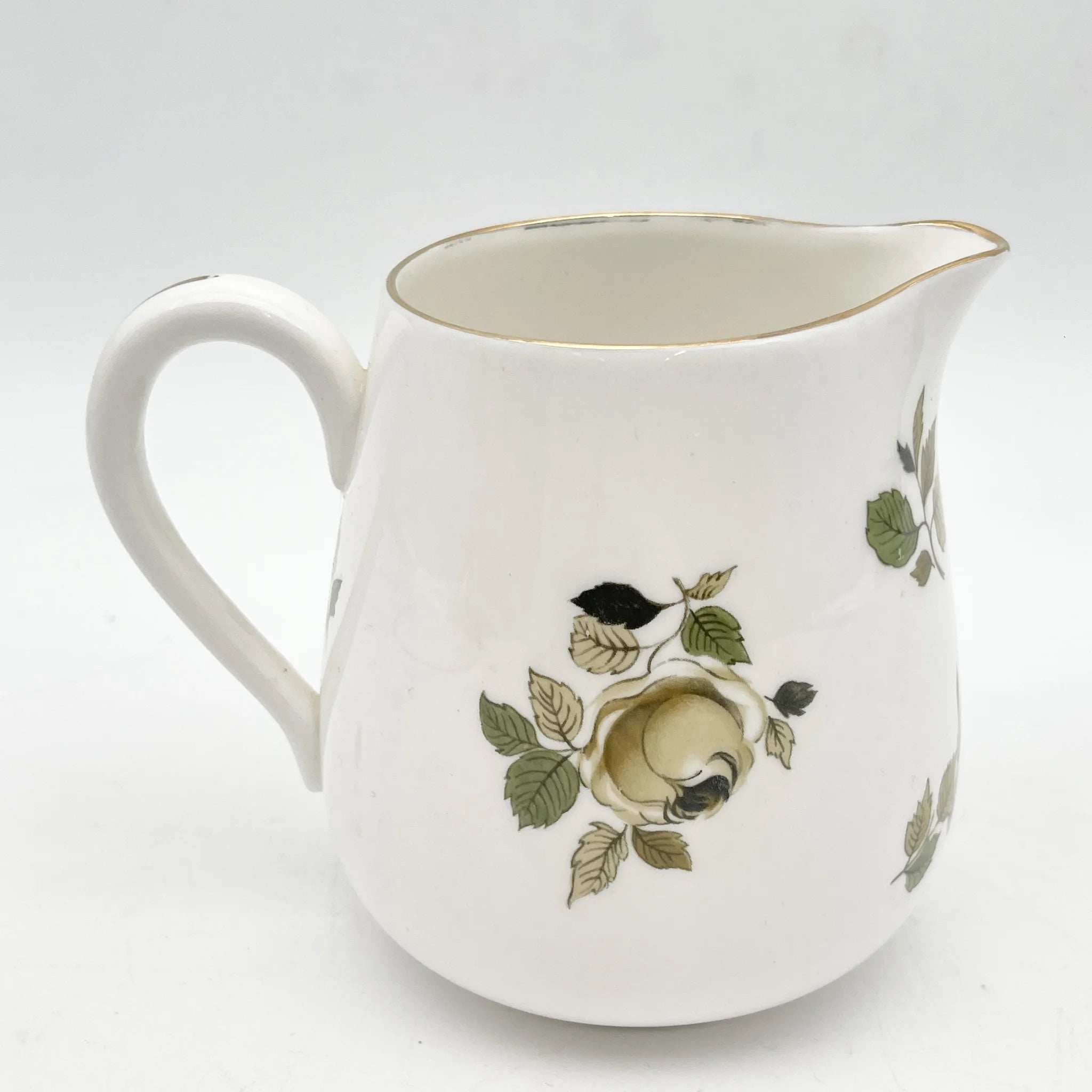 Crown Staffordshire / クリーマー / 20C中期 / Fine Bone China / イギリス / 薔薇 / [アンティーク]