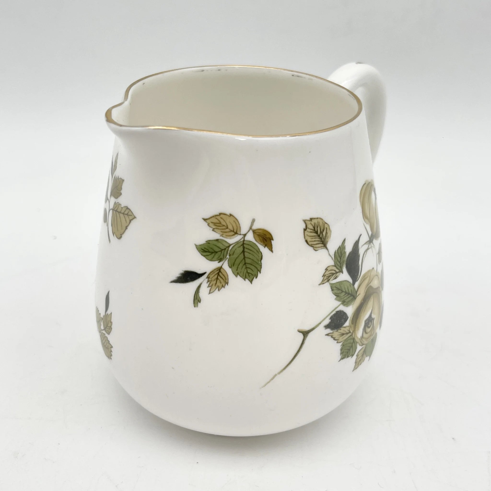 Crown Staffordshire / クリーマー / 20C中期 / Fine Bone China / イギリス / 薔薇 / [アンティーク]